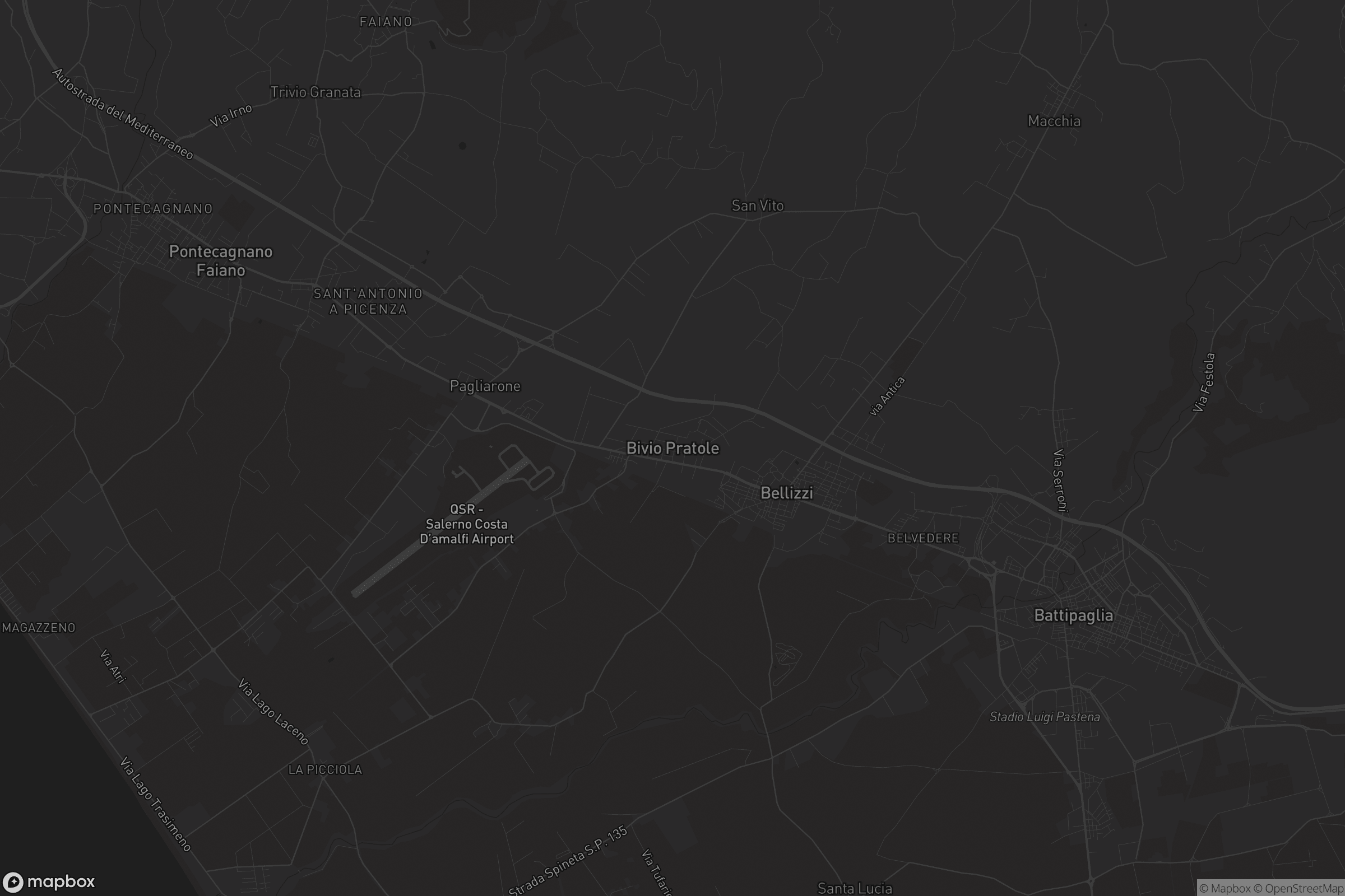 Mappa di Bivio Pratole