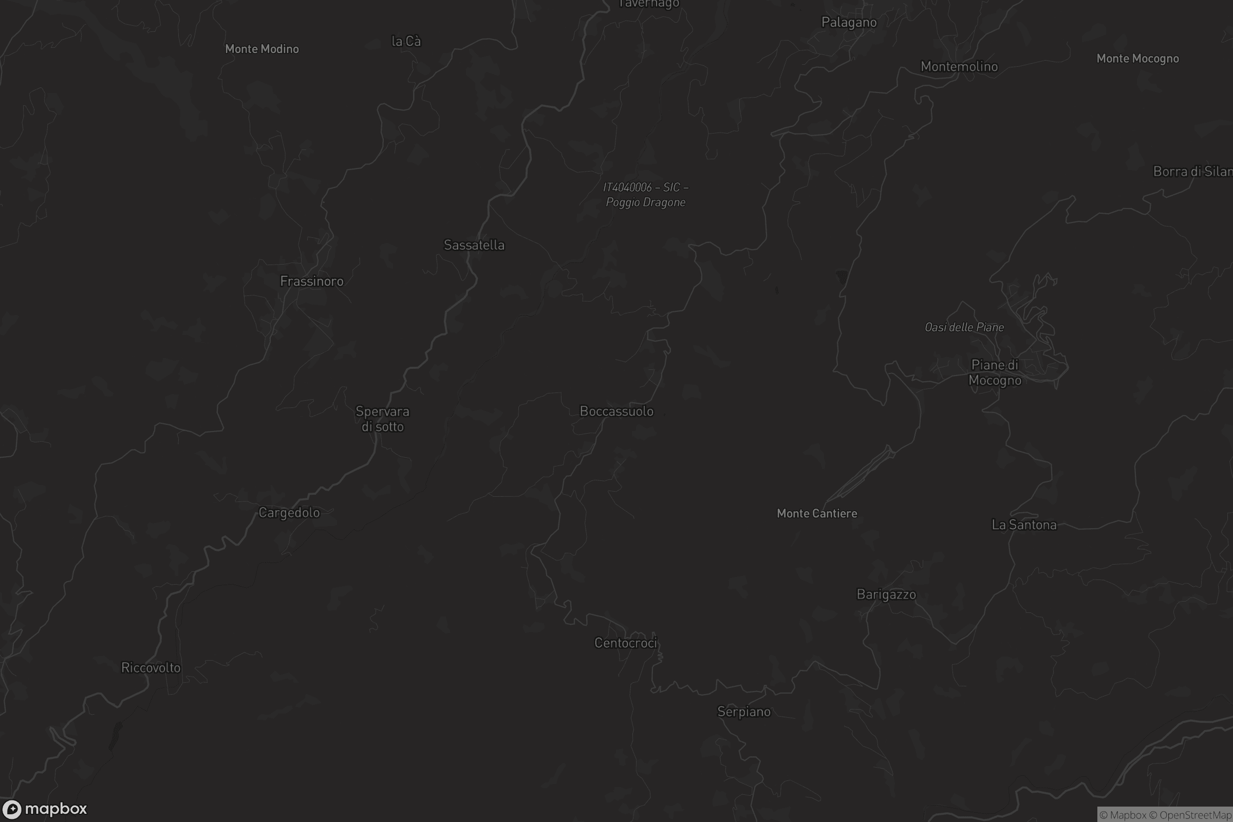 Mappa di Boccassuolo