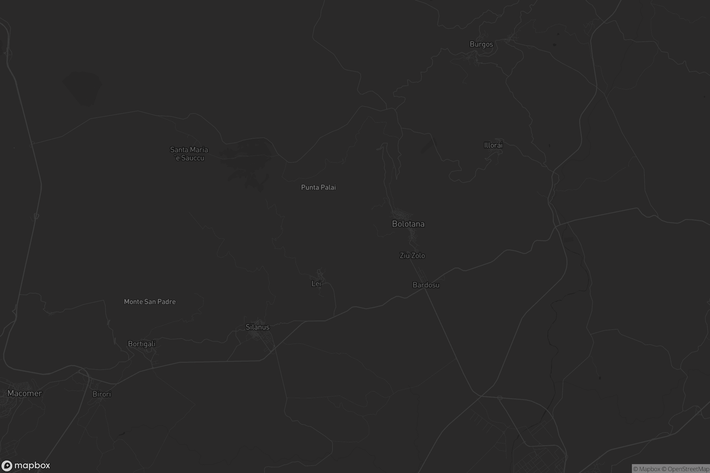 Mappa di Bolòtana/Bolotana