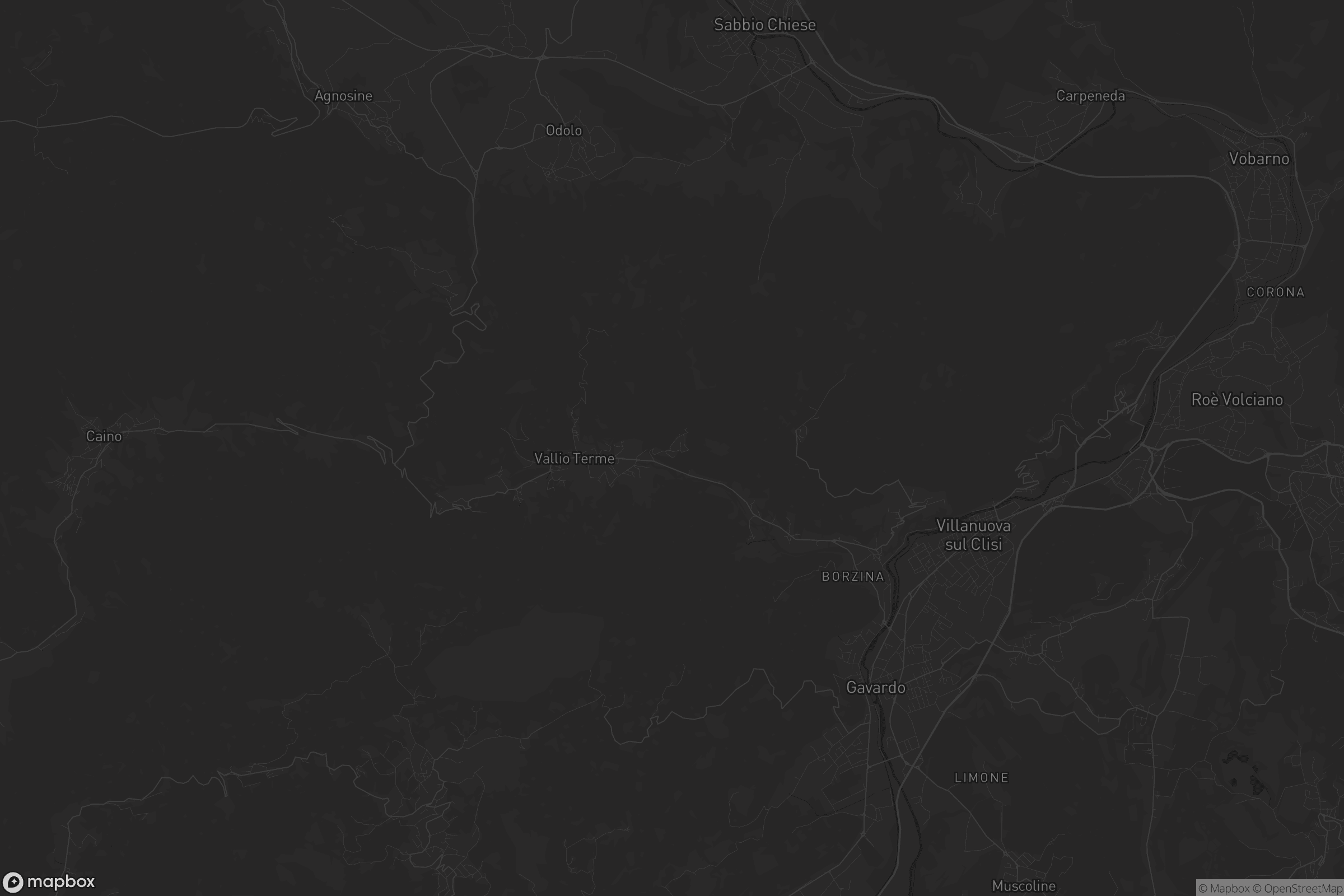 Mappa di Borgo alla Sorgente