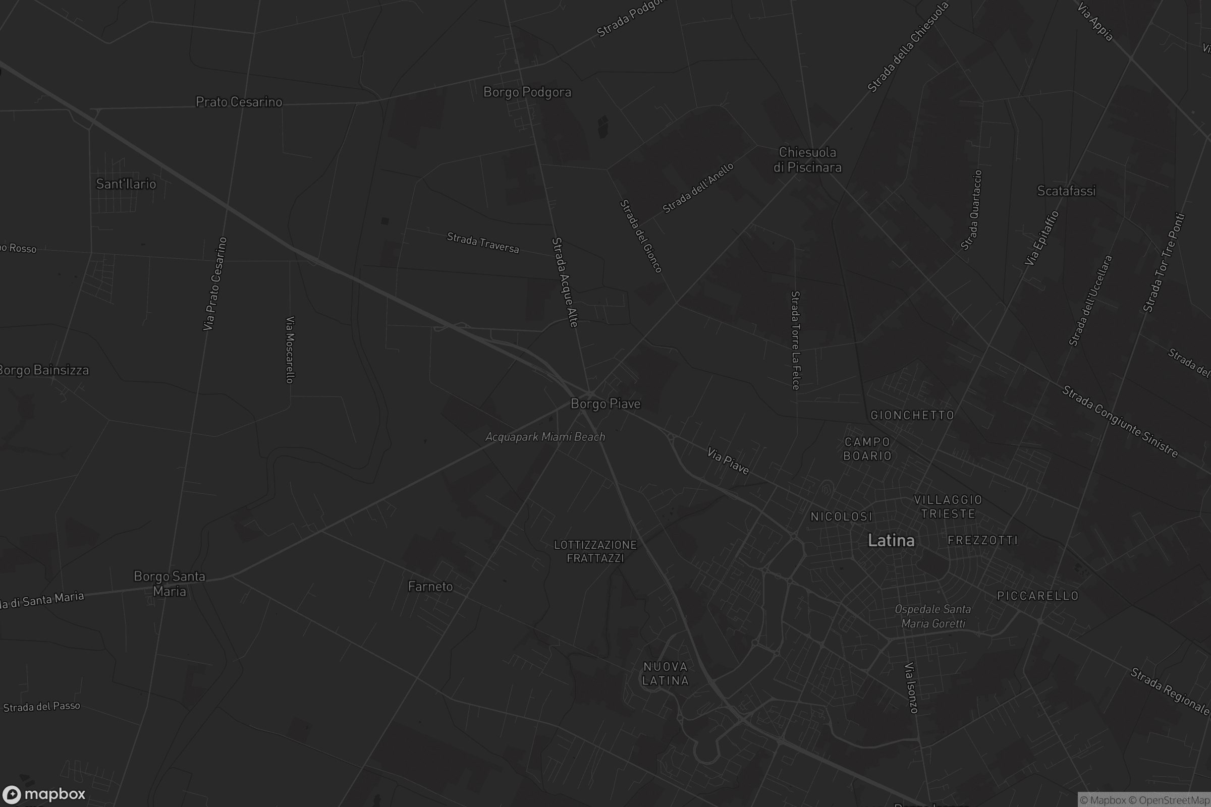 Mappa di Borgo Piave