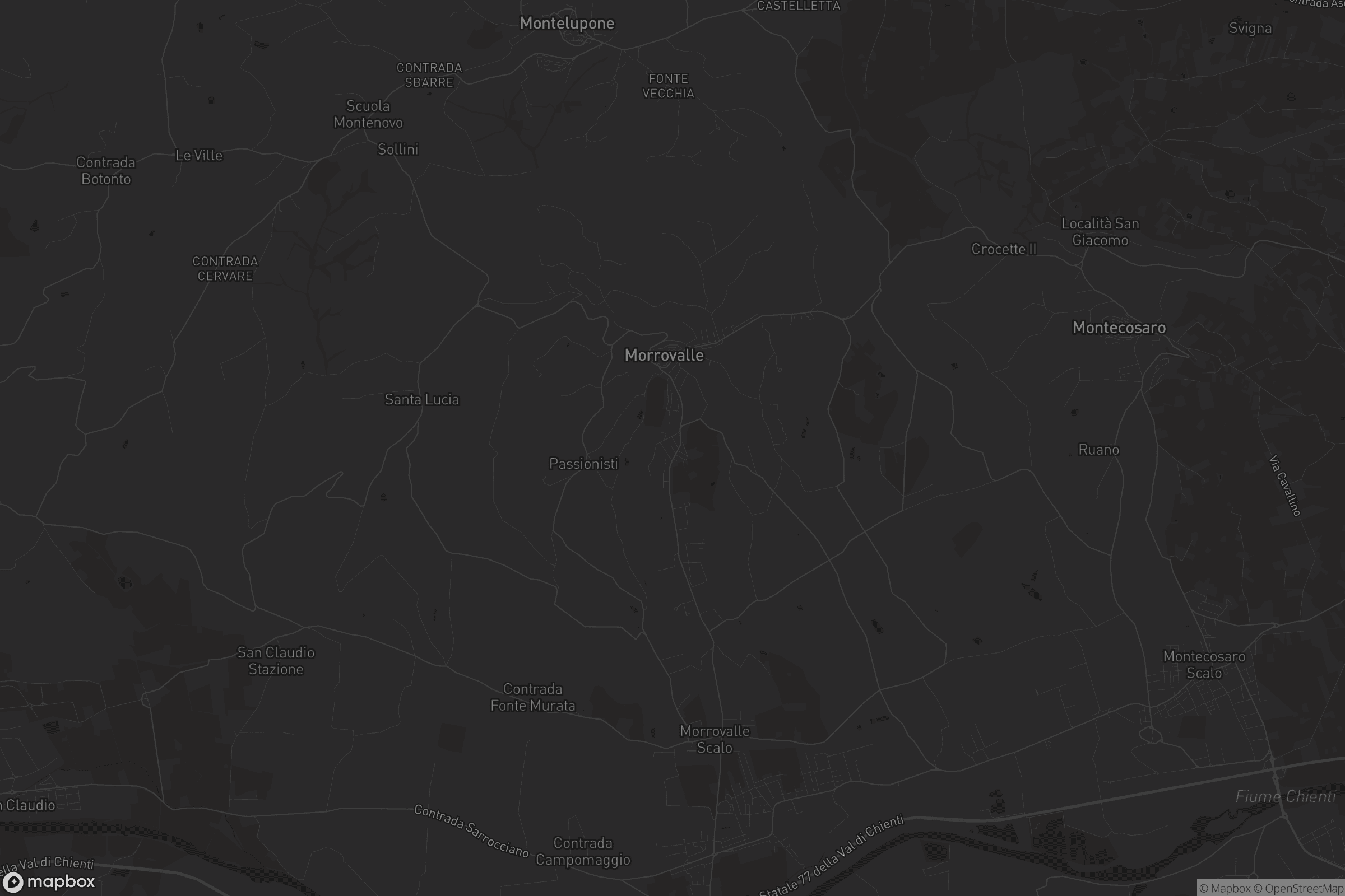 Mappa di Borgo Pintura