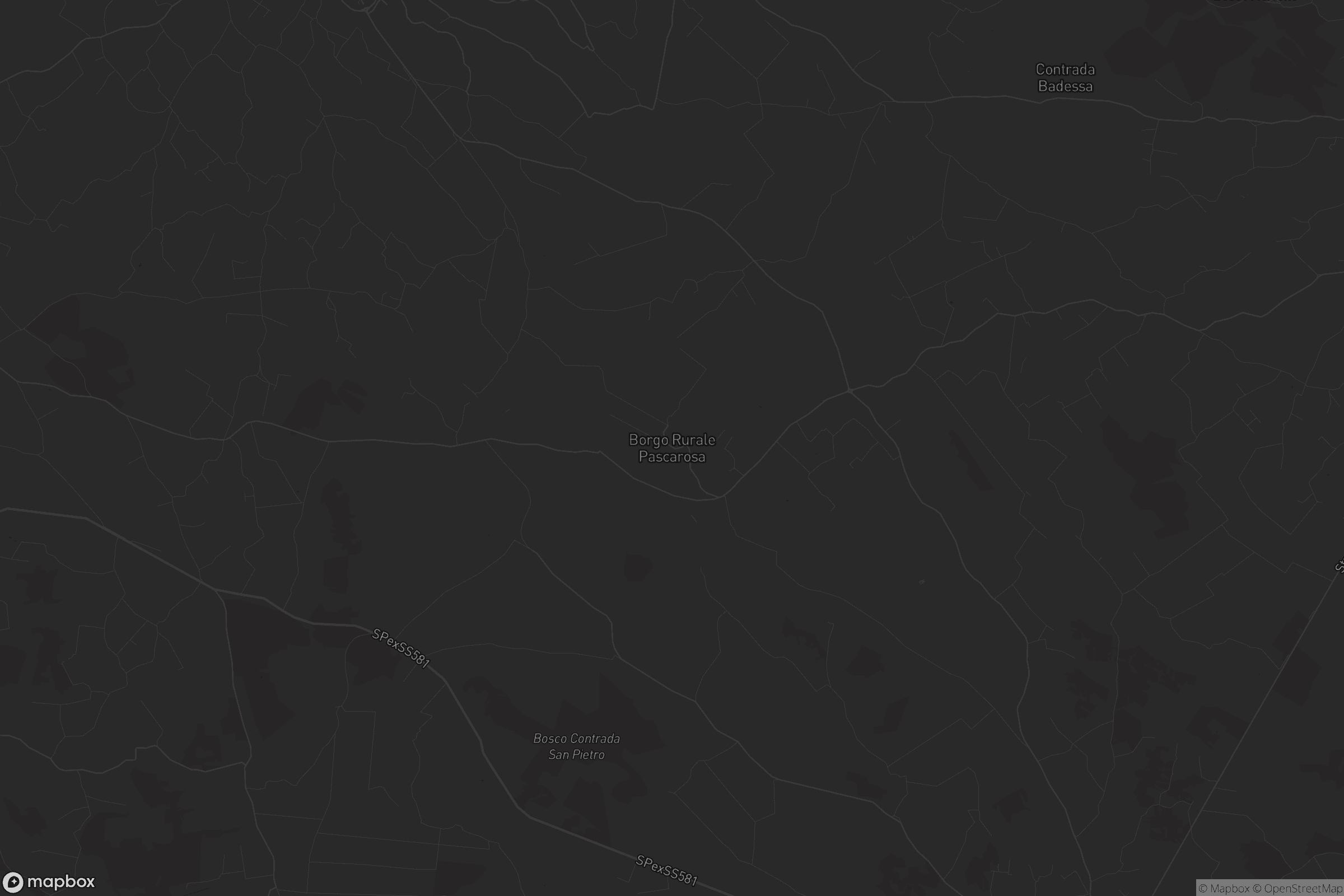 Mappa di Borgo Rurale Pascarosa