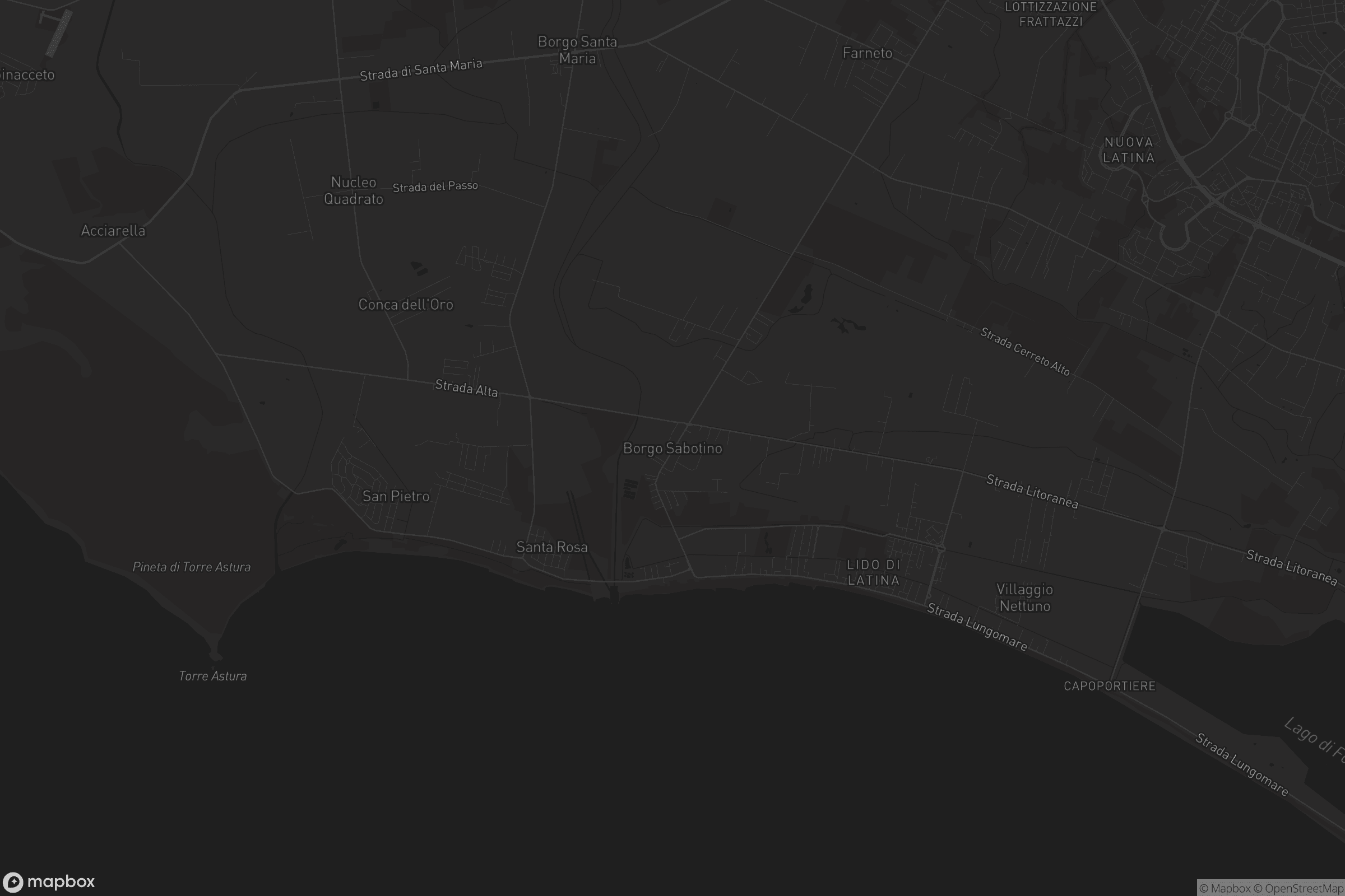 Mappa di Borgo Sabotino