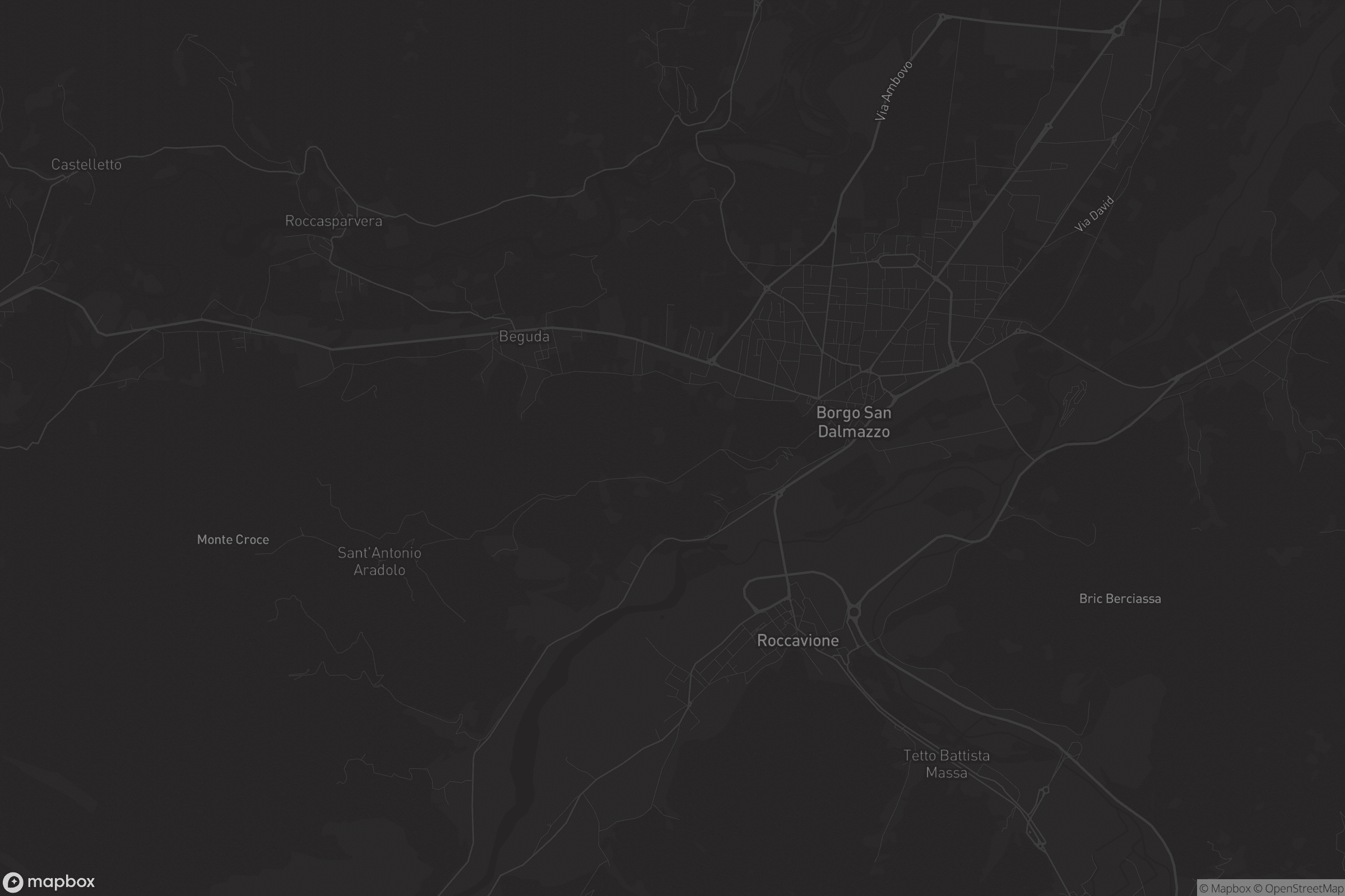 Mappa di Borgo San Dalmazzo