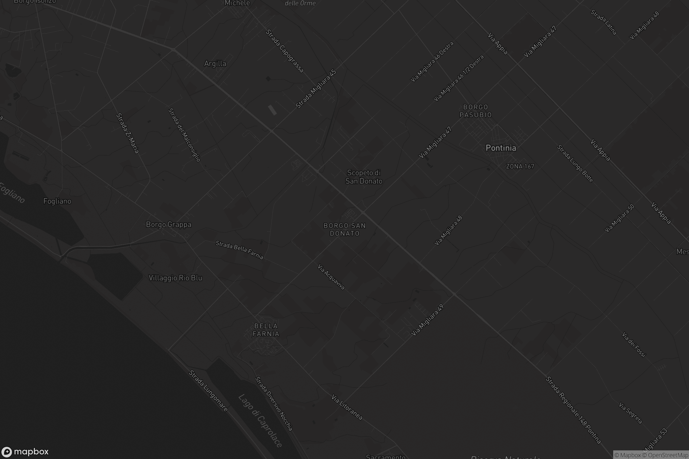 Mappa di Borgo San Donato