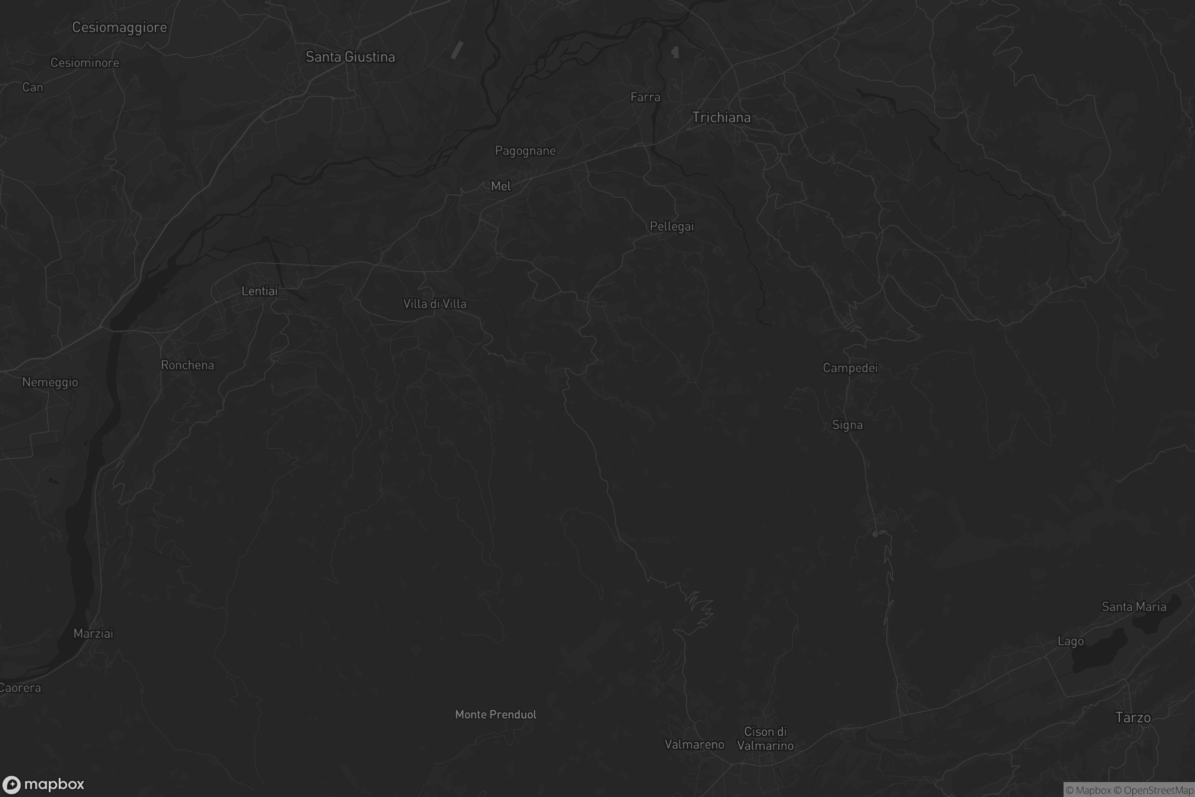 Mappa di Borgo Valbelluna