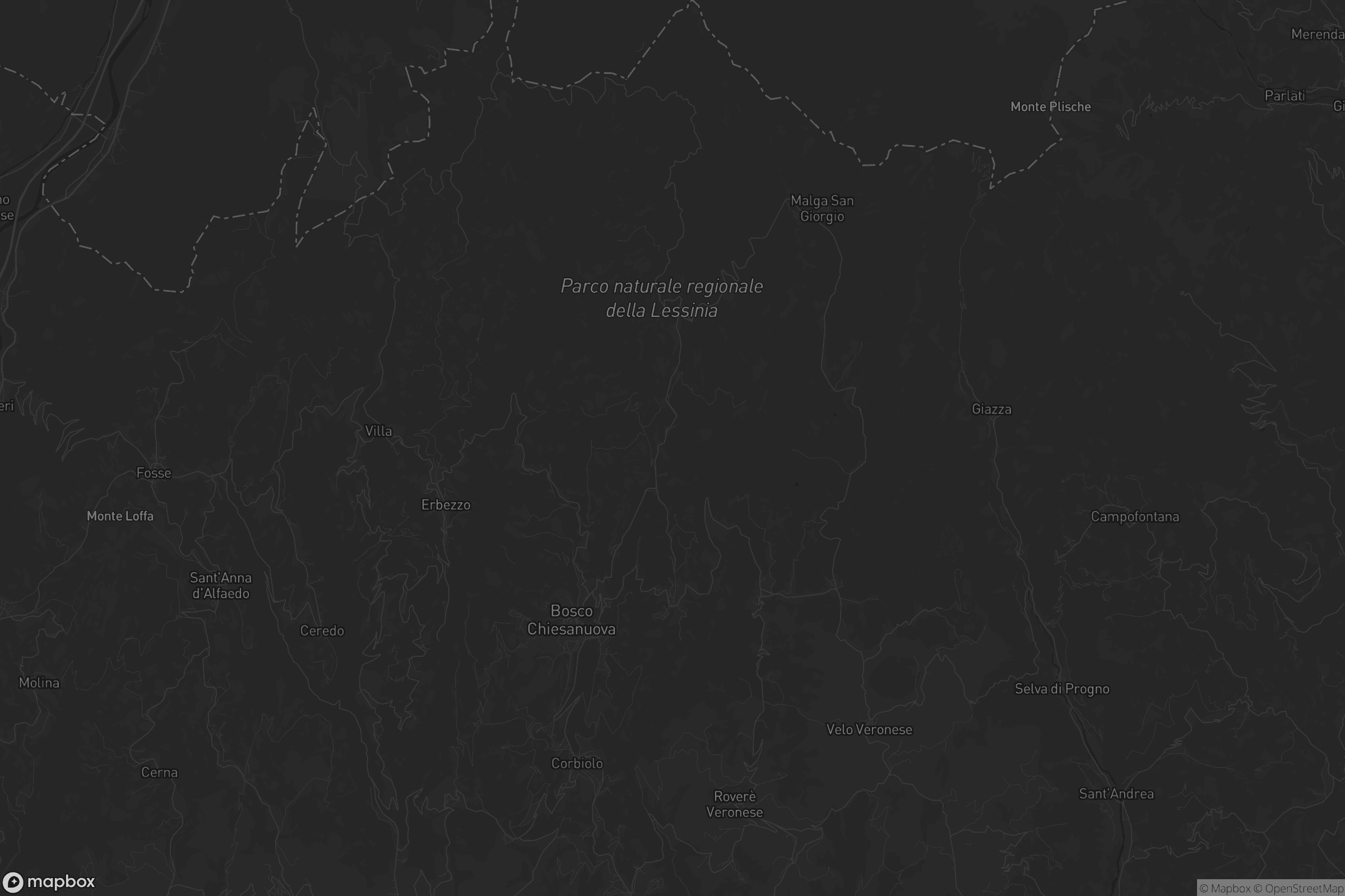 Mappa di Bosco Chiesanuova