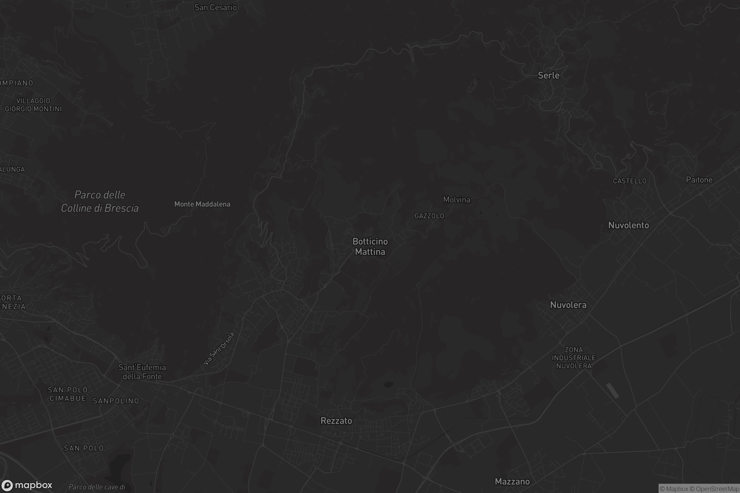 Mappa di Botticino Mattina