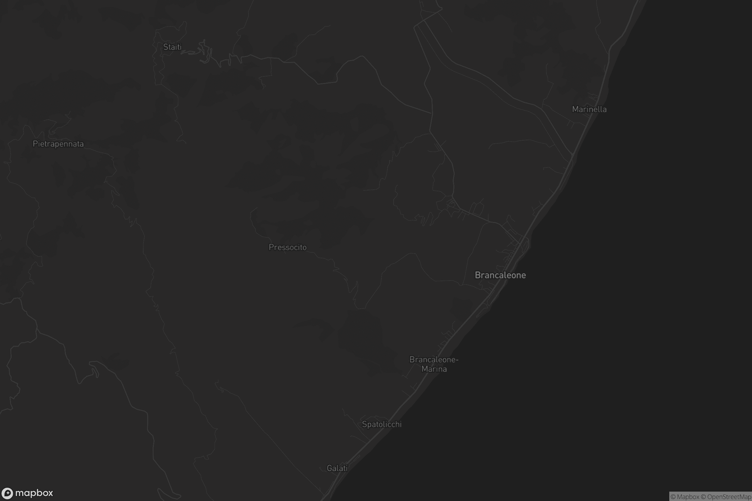 Mappa di Brancaleone