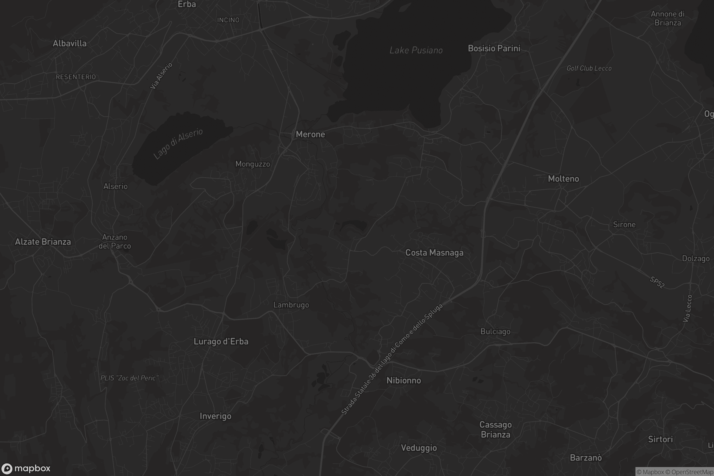 Mappa di Brenno della Torre