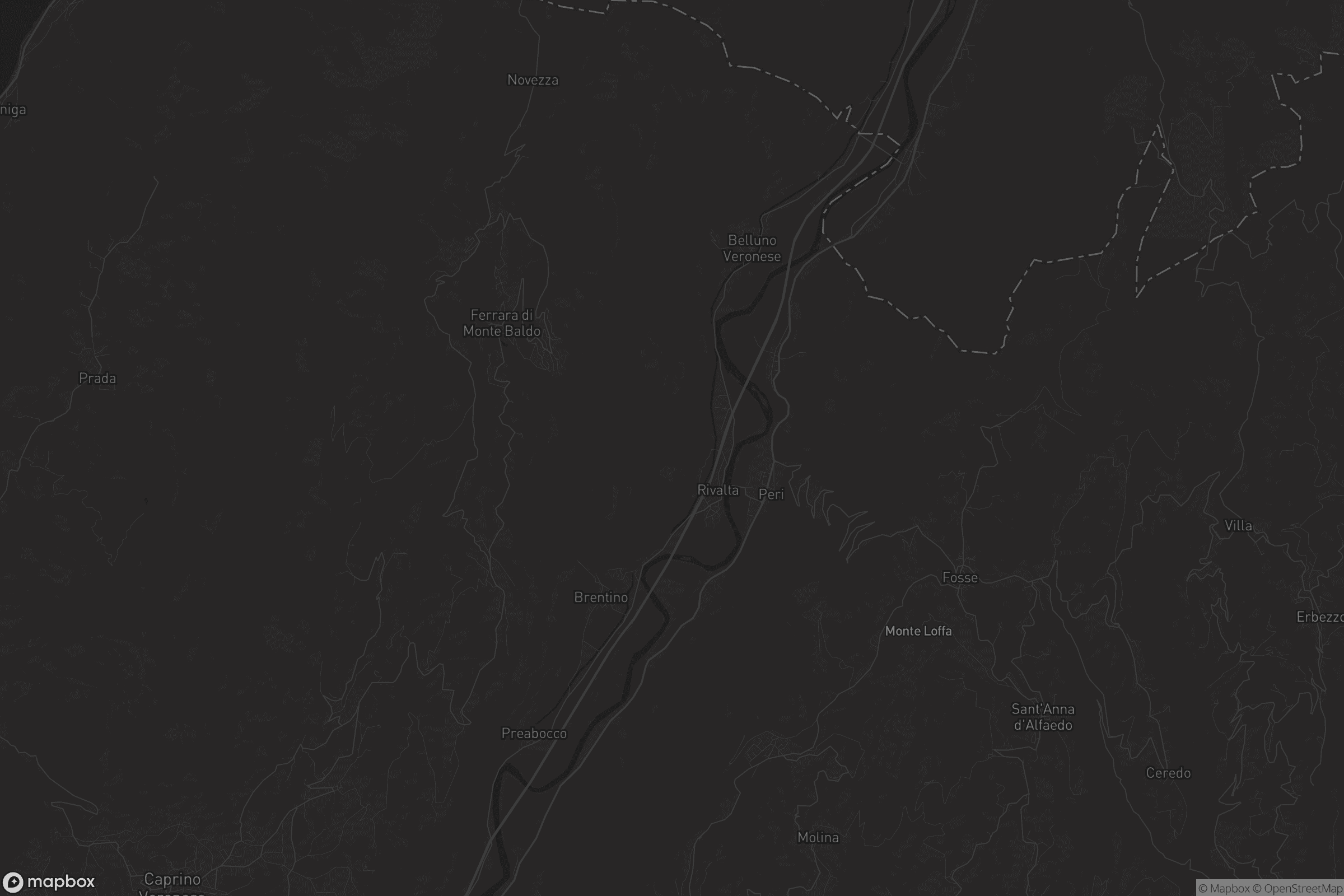 Mappa di Brentino Belluno