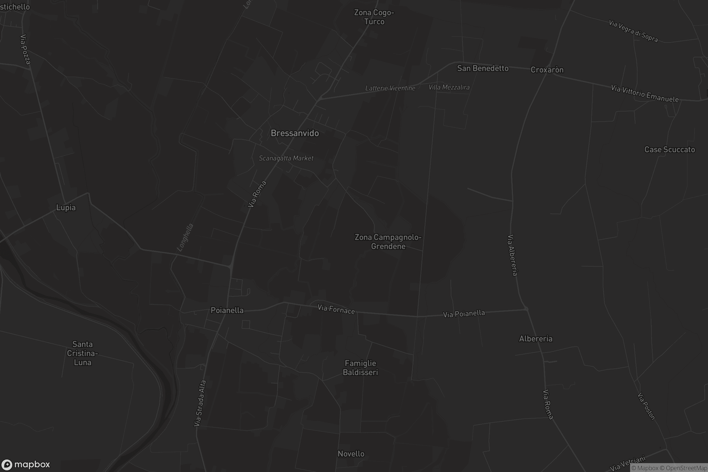 Mappa di Bressanvido