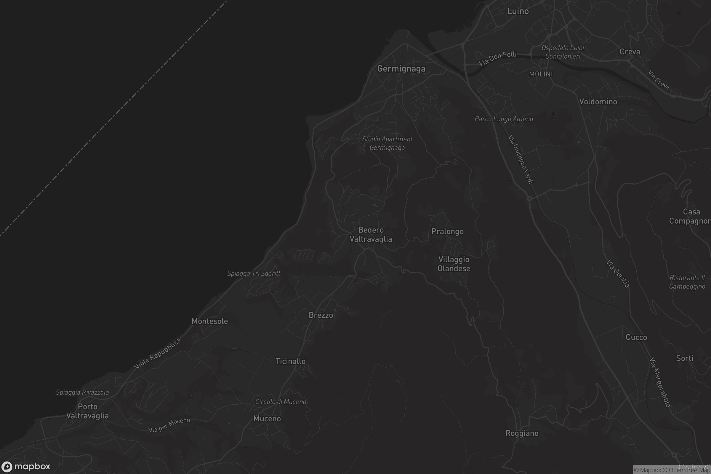 Mappa di Brezzo di Bedero