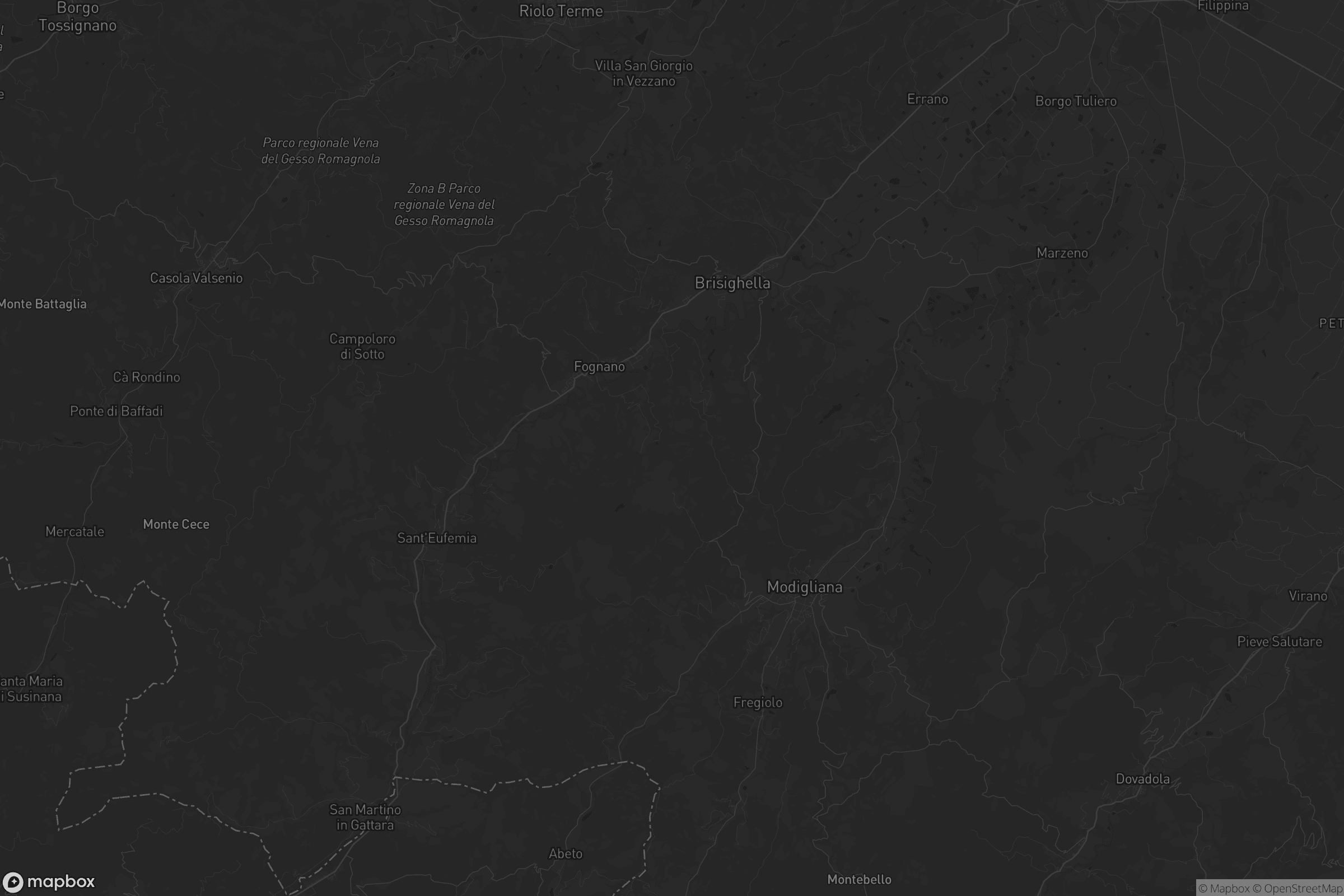 Mappa di Brisighella