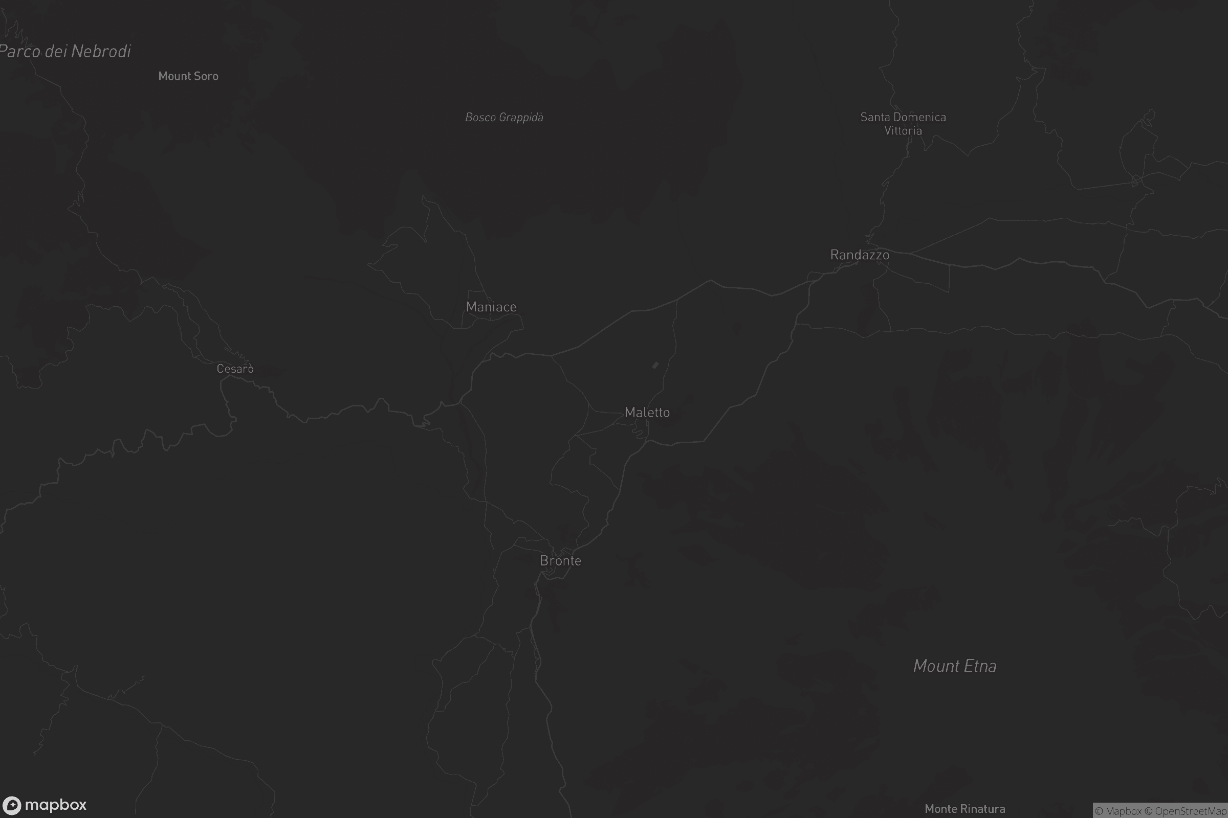 Mappa di Bronte