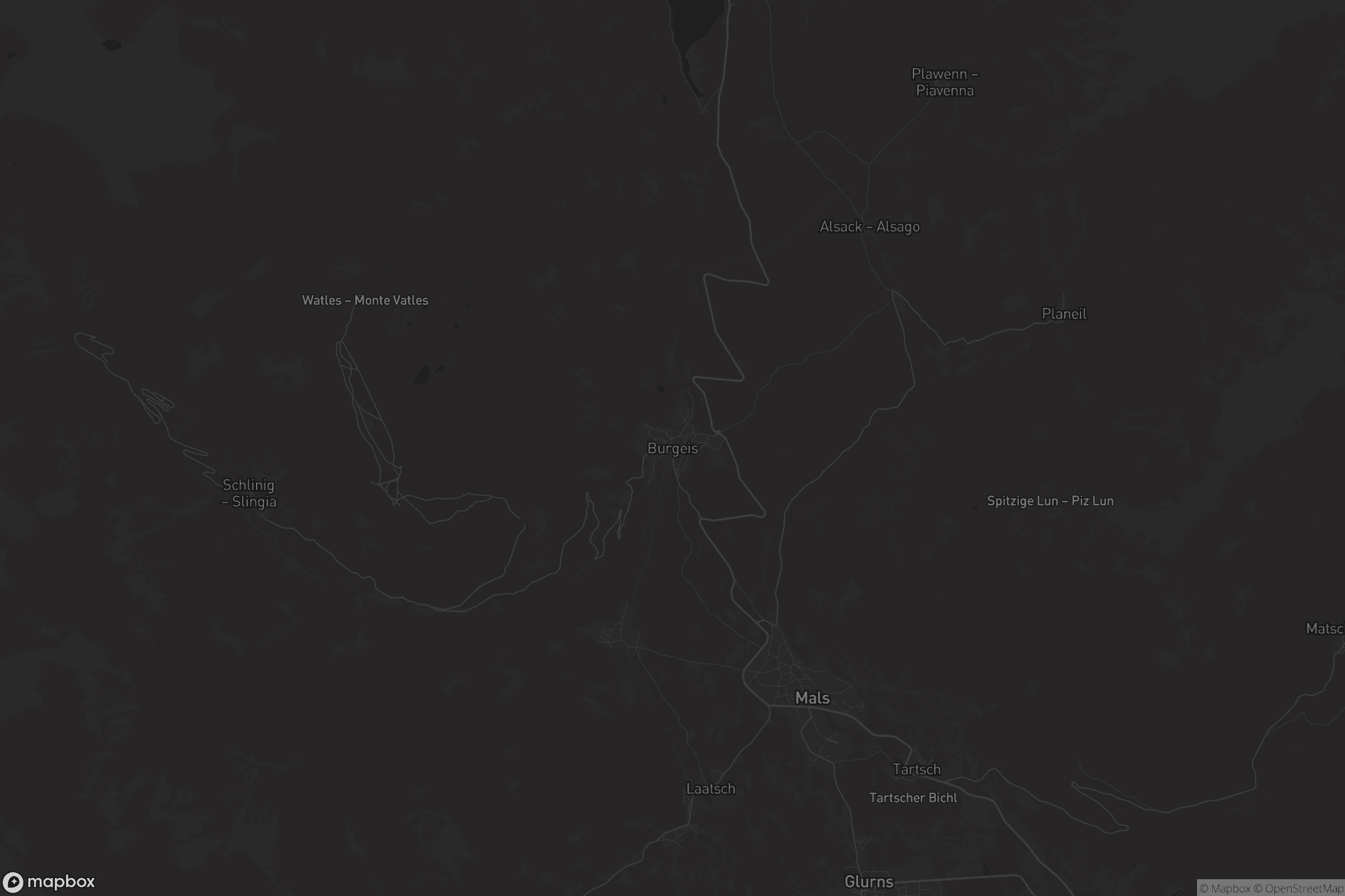 Mappa di Burgeis - Burgusio