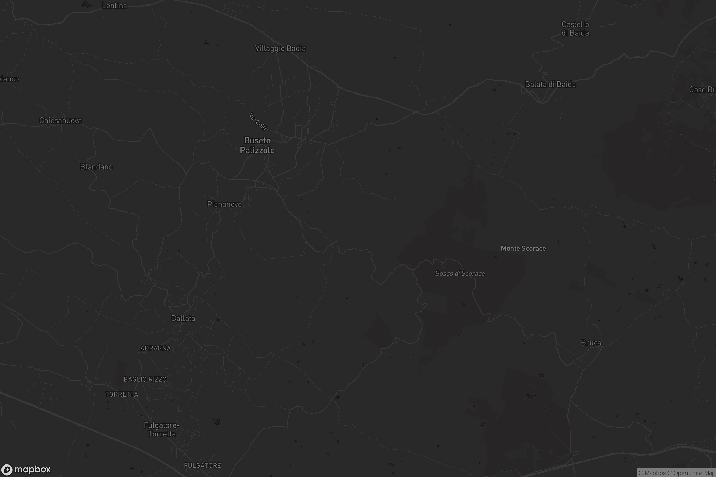 Mappa di Buseto Palizzolo