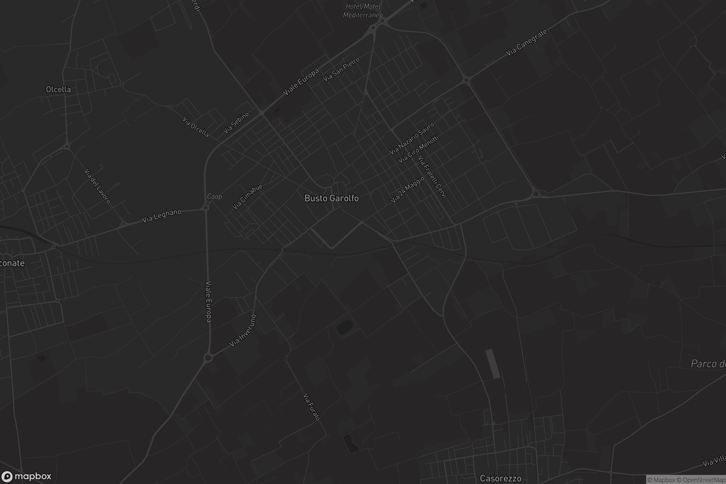 Mappa di Busto Garolfo