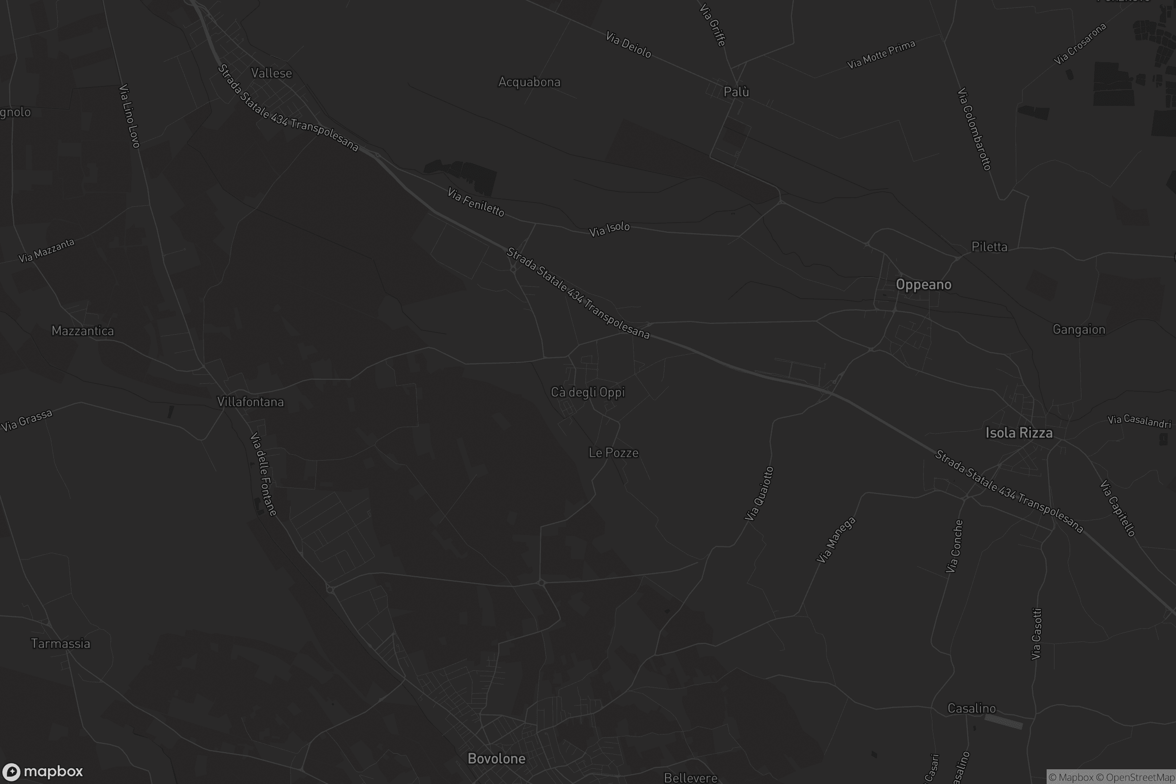 Mappa di Cà degli Oppi