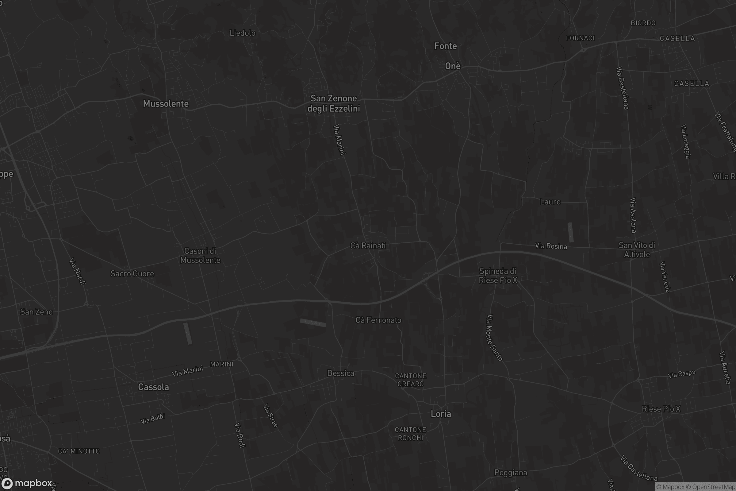 Mappa di Cà Rainati