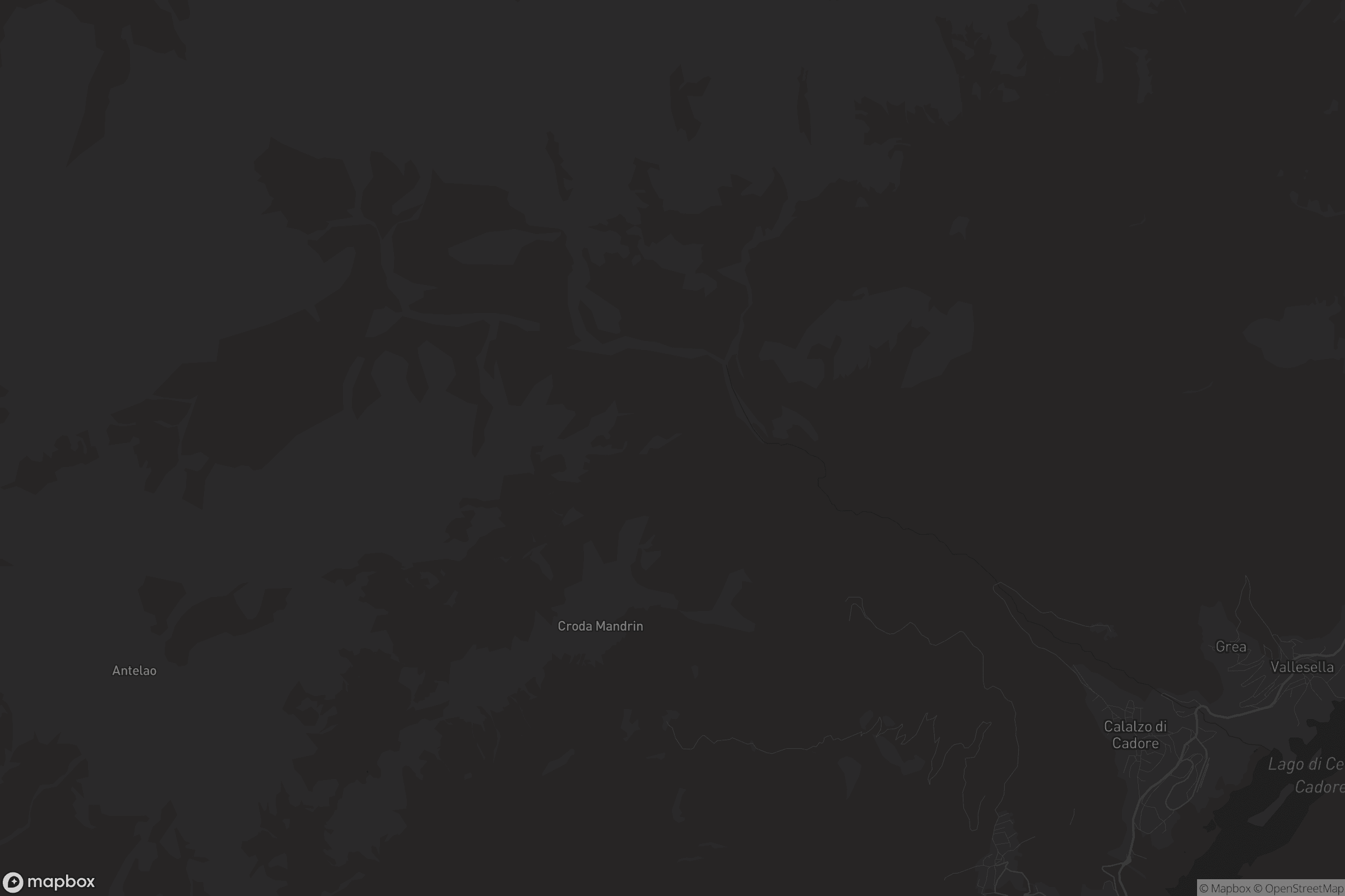 Mappa di Calalzo di Cadore