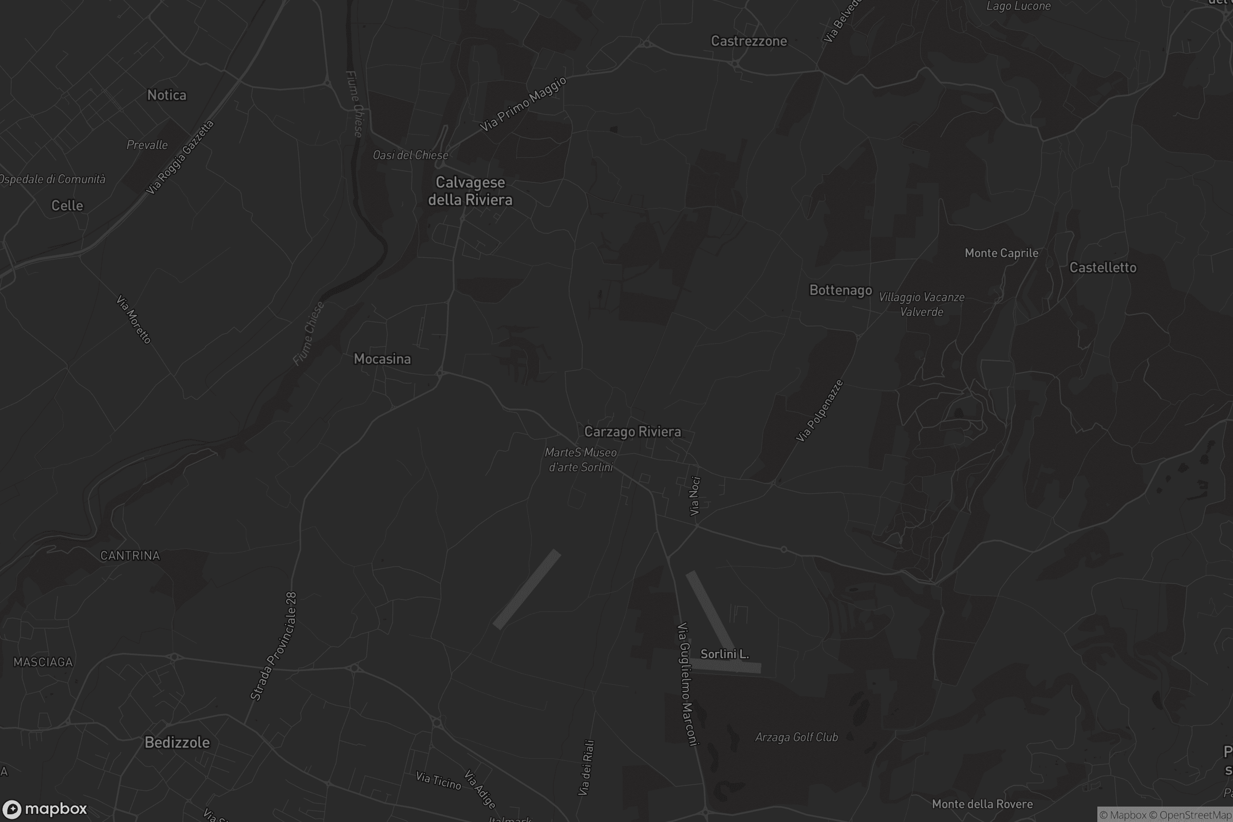 Mappa di Calvagese della Riviera