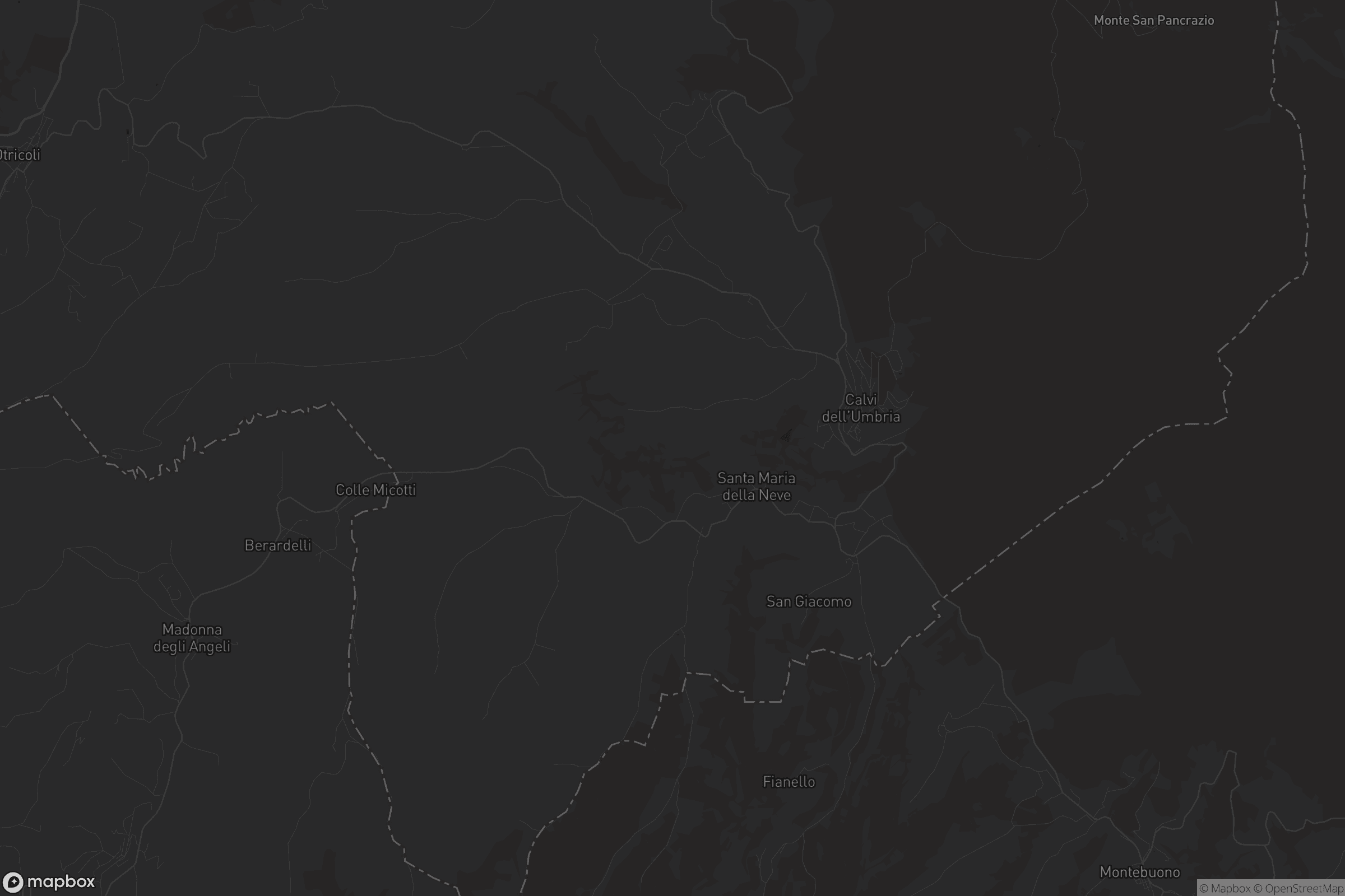 Mappa di Calvi dell'Umbria