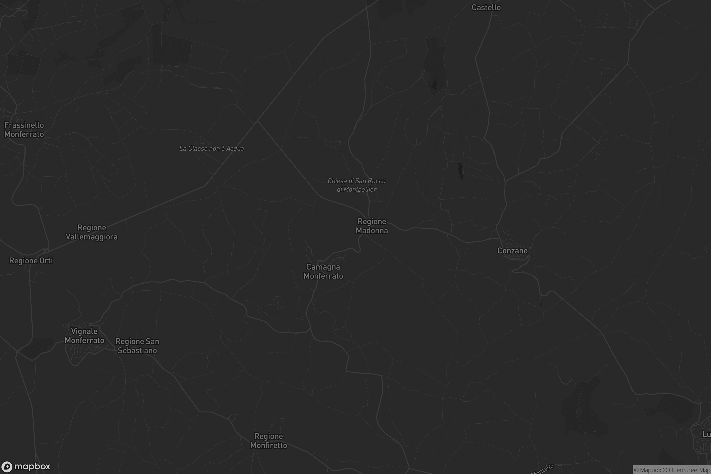 Mappa di Camagna Monferrato