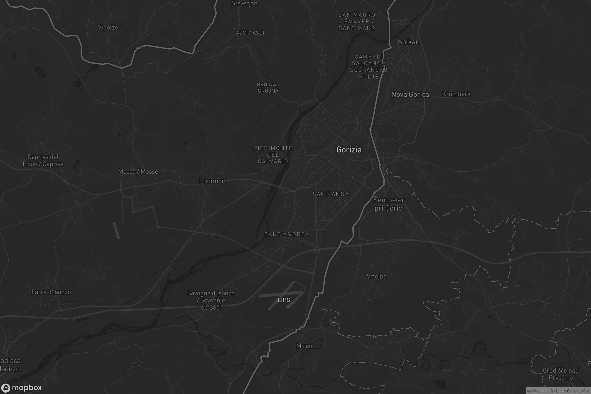 Mappa di Campagnuzza / Rojce