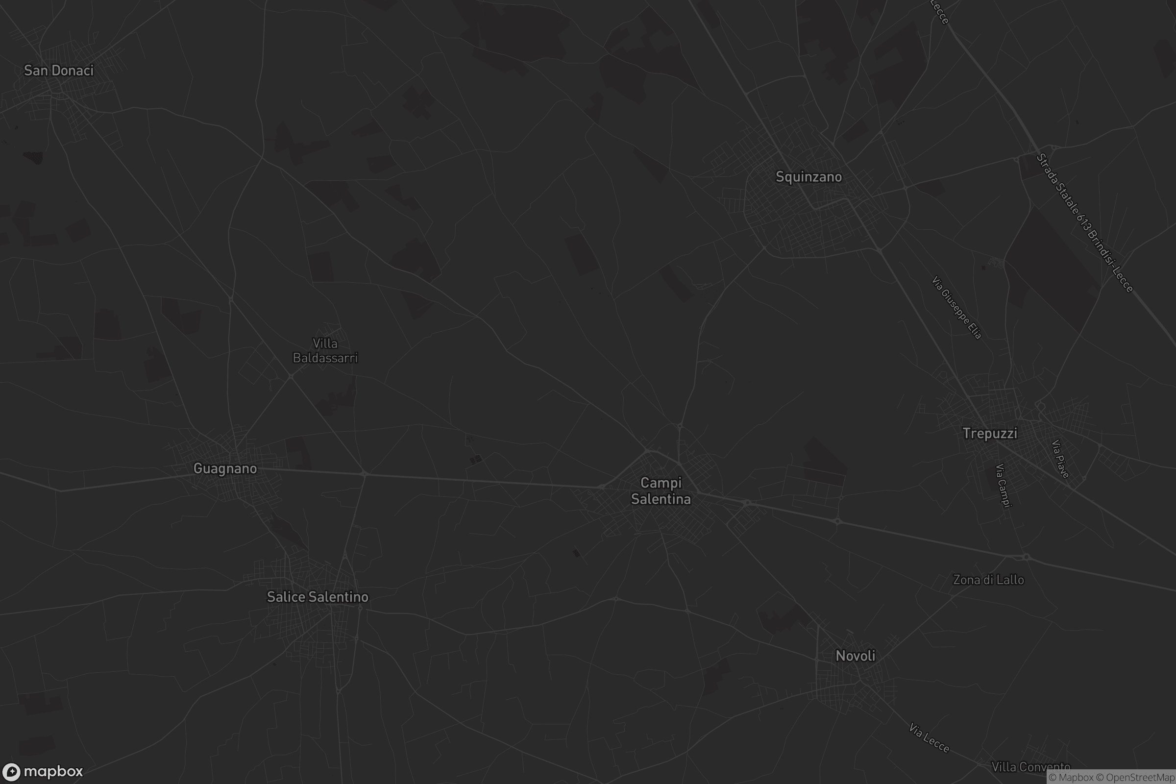 Mappa di Campi Salentina