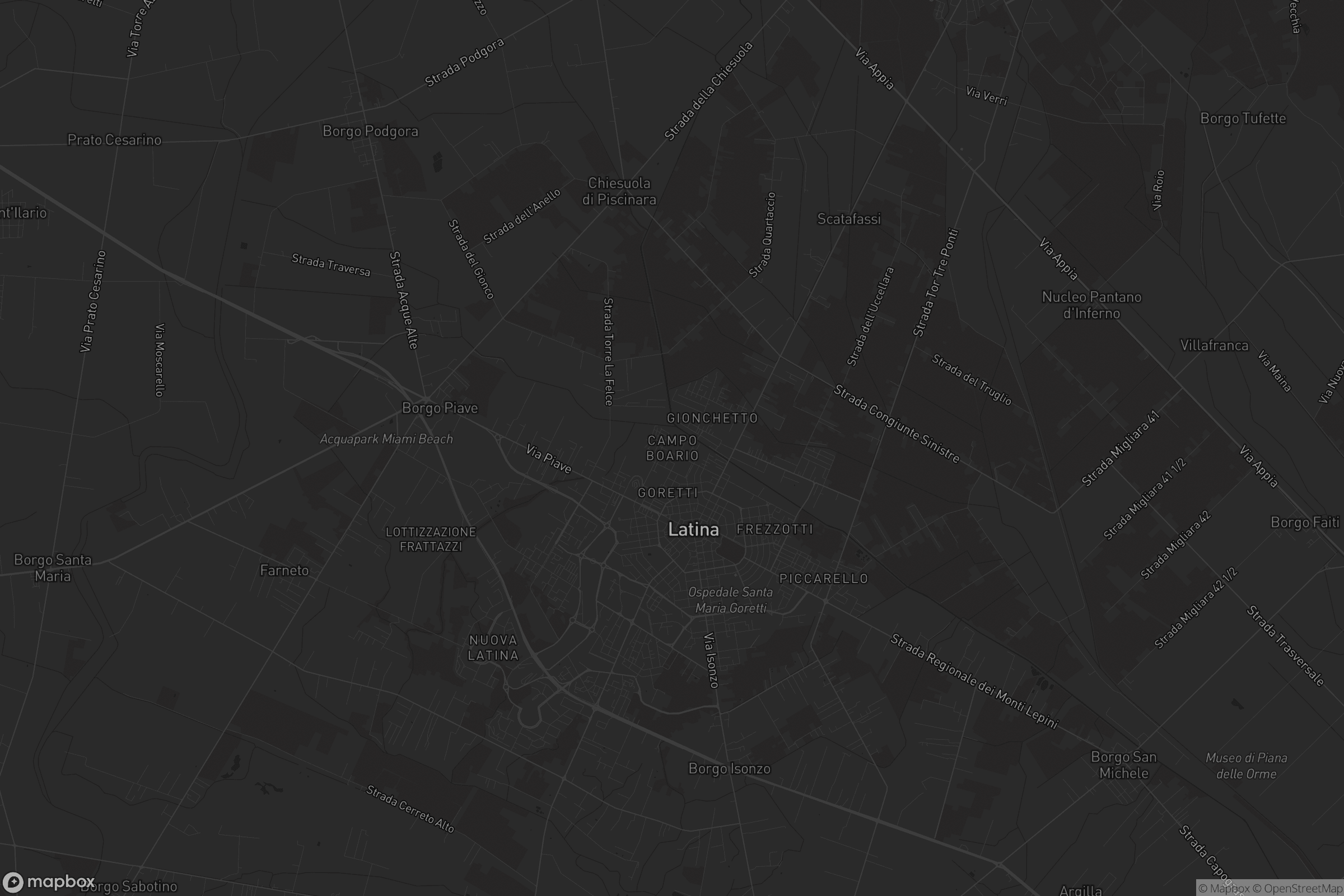 Mappa di Campo Boario