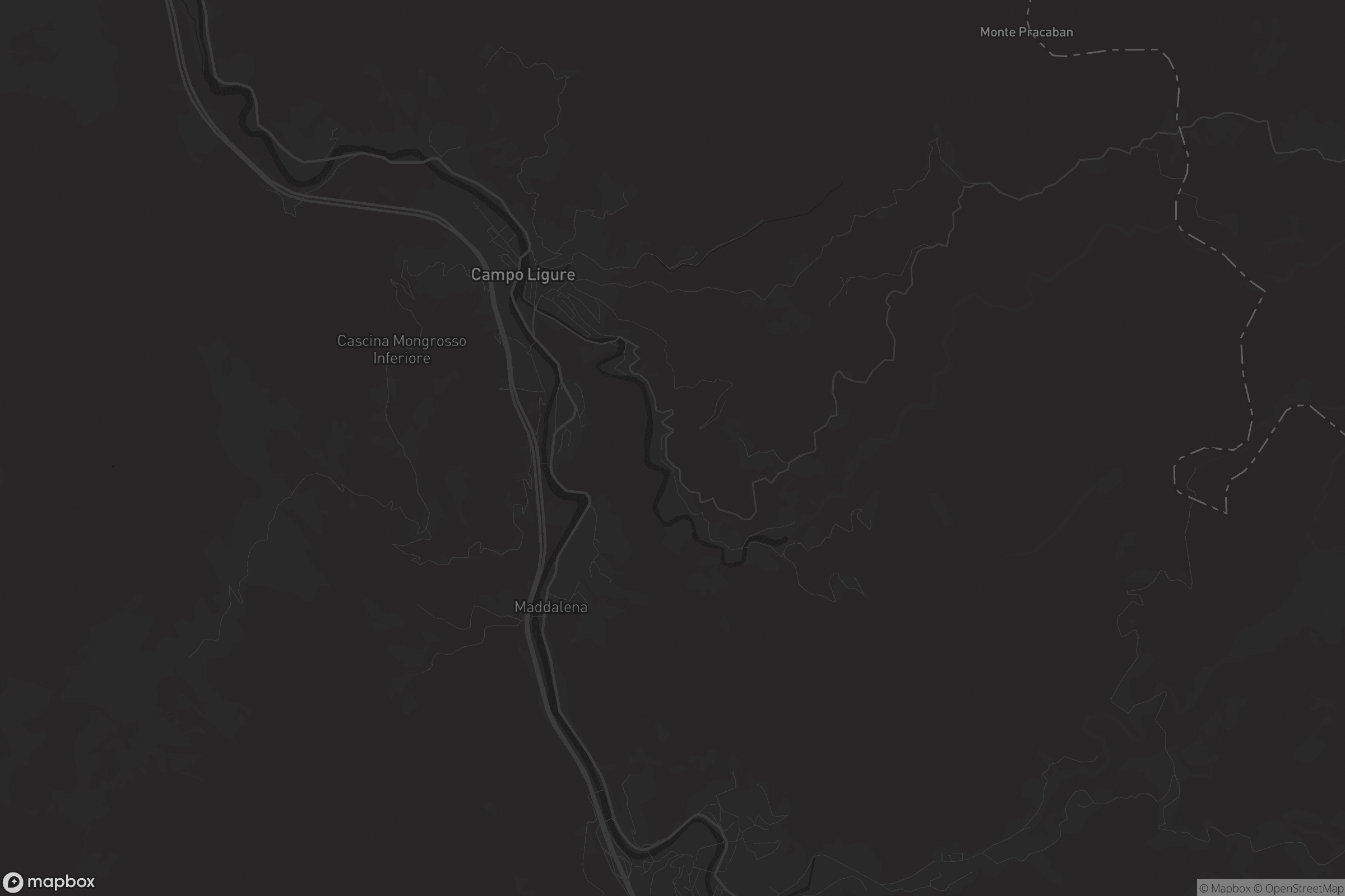 Mappa di Campo Ligure