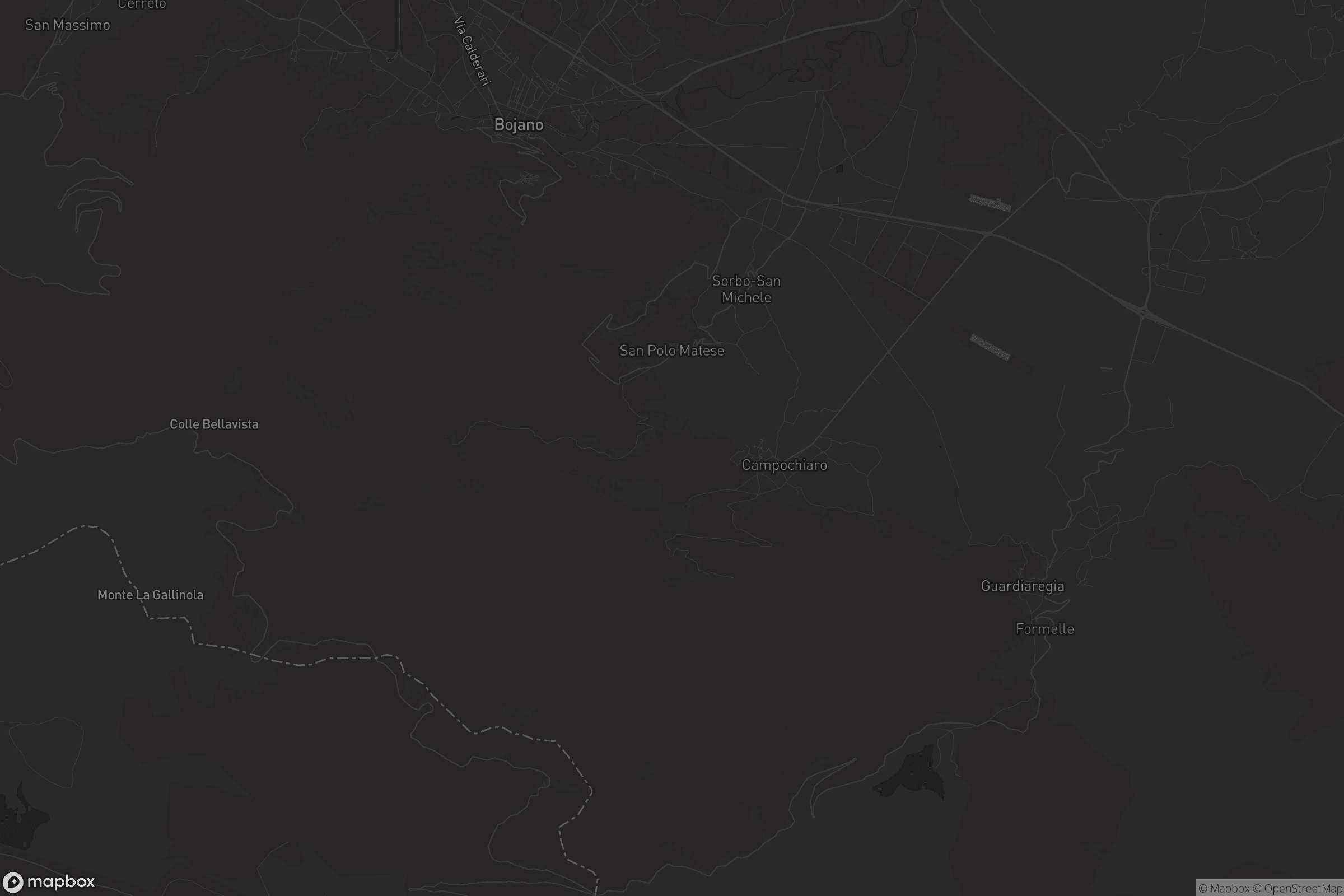 Mappa di Campochiaro