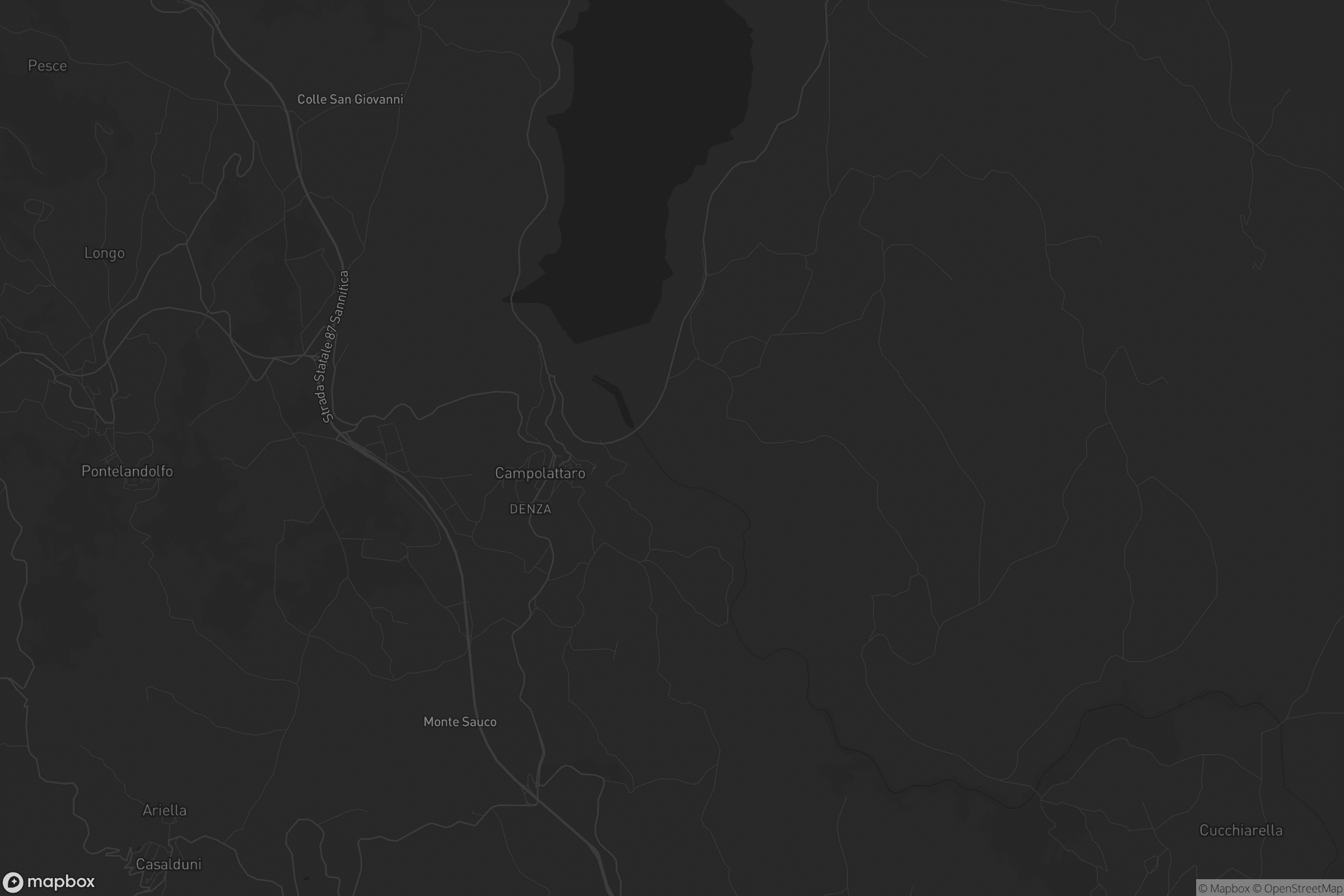 Mappa di Campolattaro