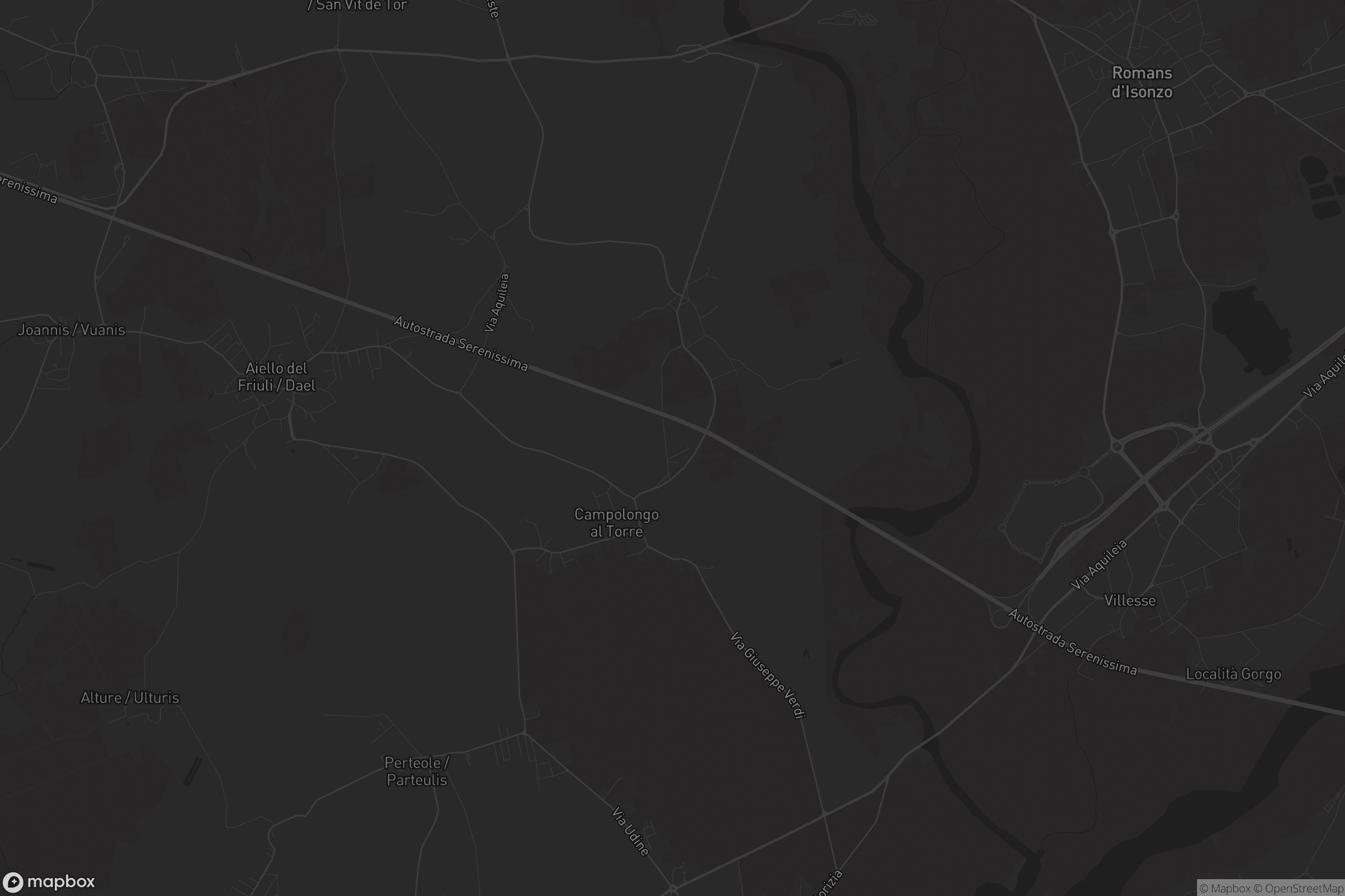 Mappa di Campolongo Tapogliano / Cjamplunc-Tapoian