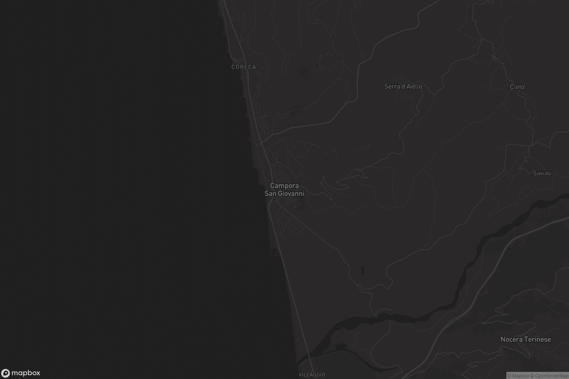 Mappa di Campora San Giovanni