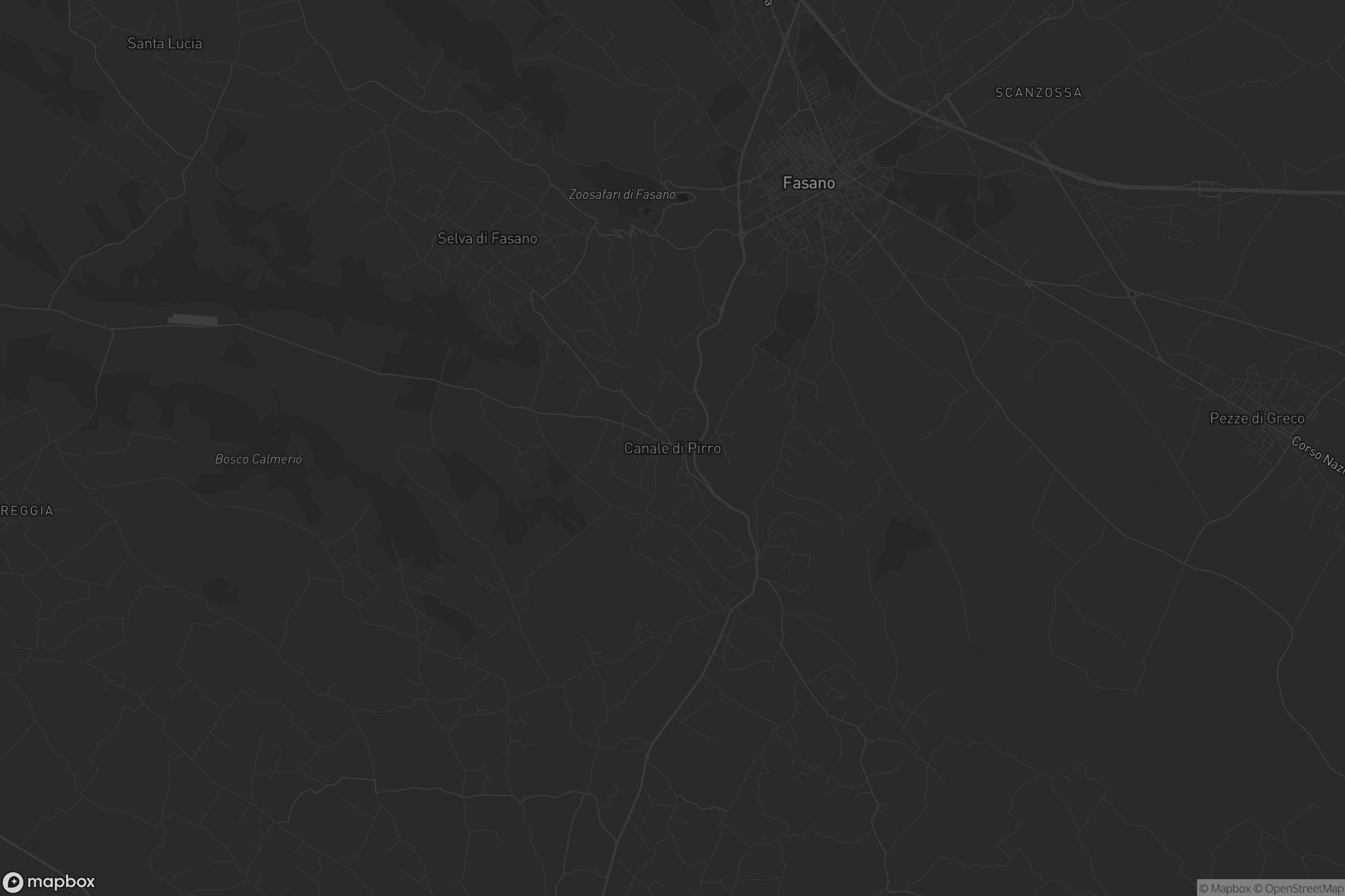 Mappa di Canale di Pirro