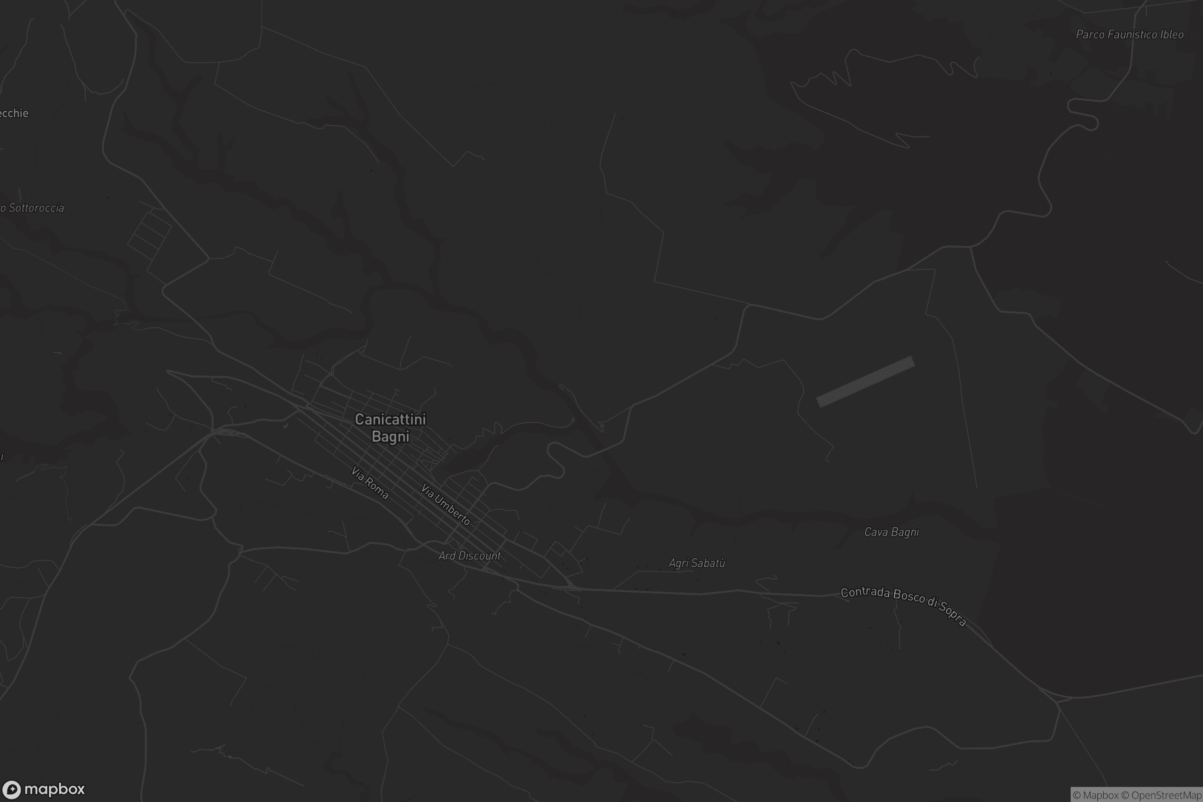 Mappa di Canicattini Bagni