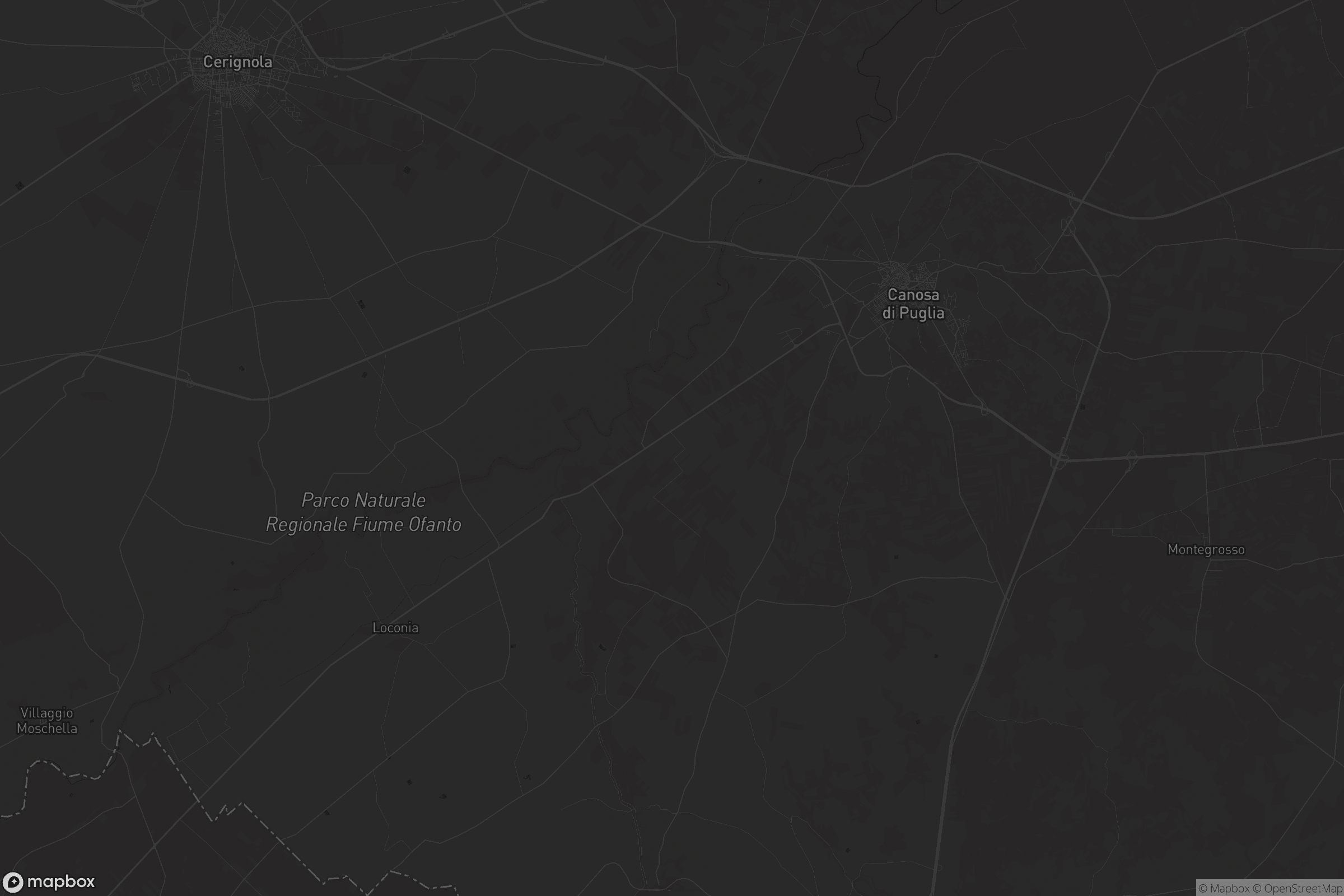 Mappa di Canosa di Puglia