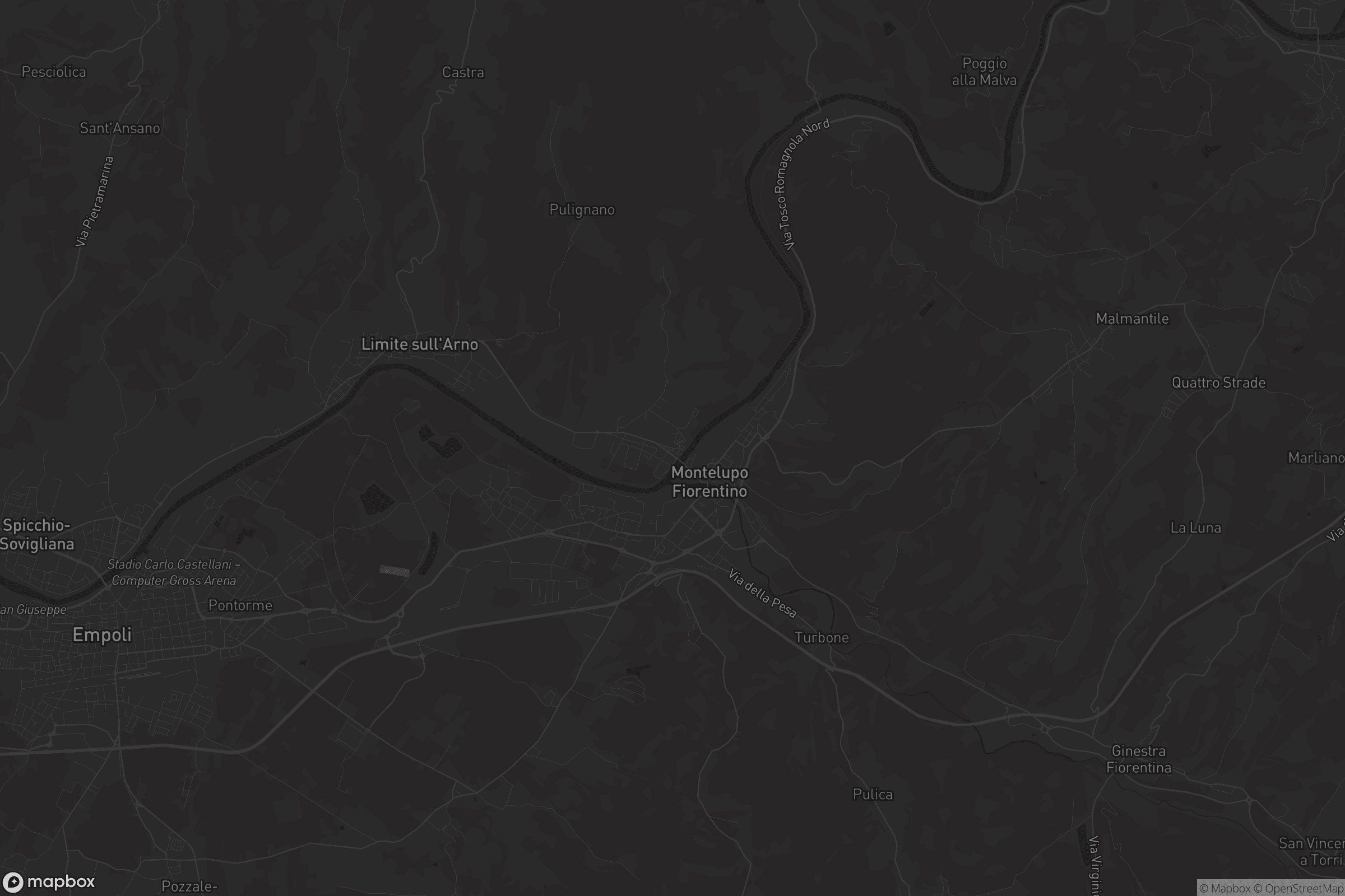 Mappa di Capraia Fiorentina