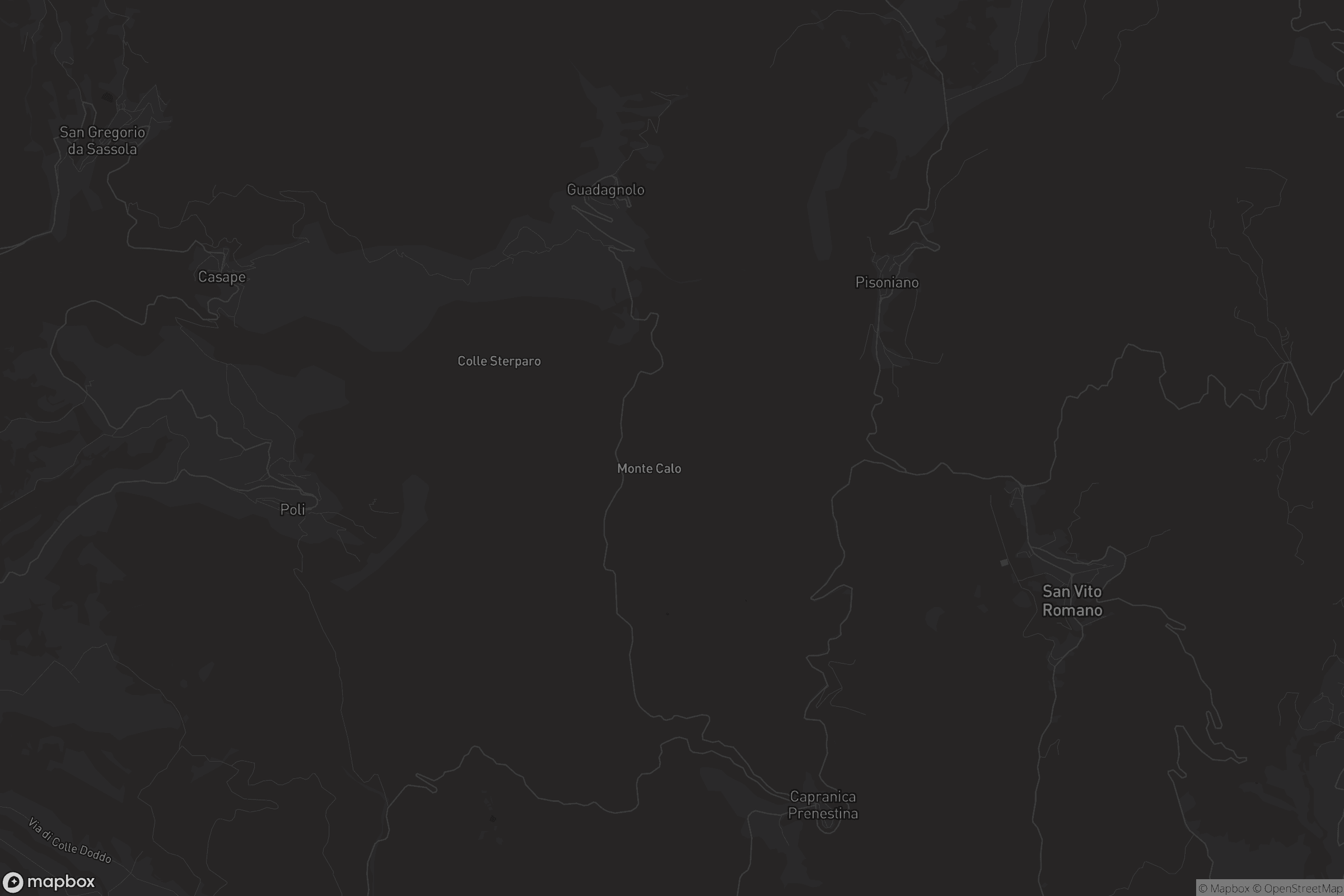 Mappa di Capranica Prenestina