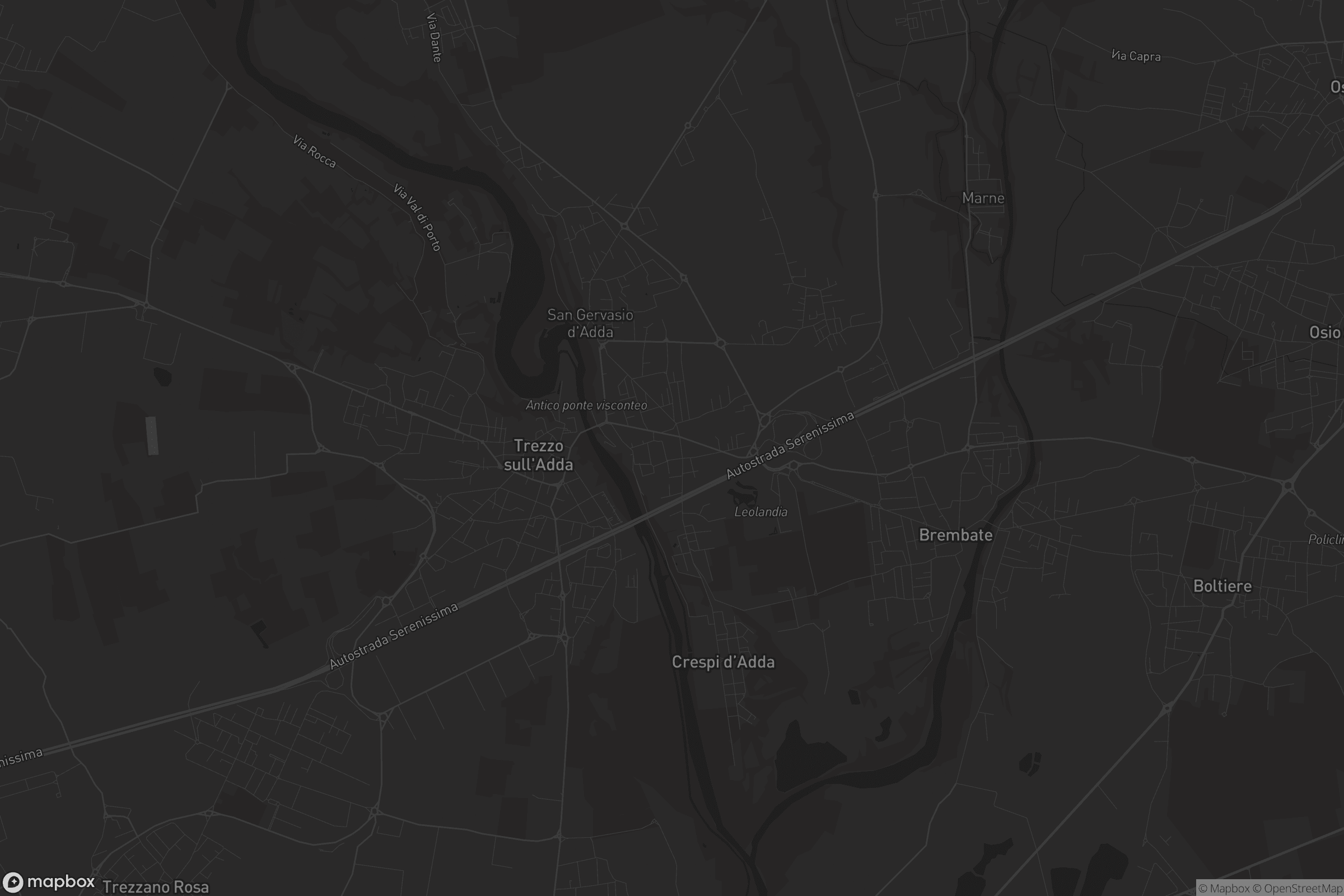 Mappa di Capriate San Gervasio