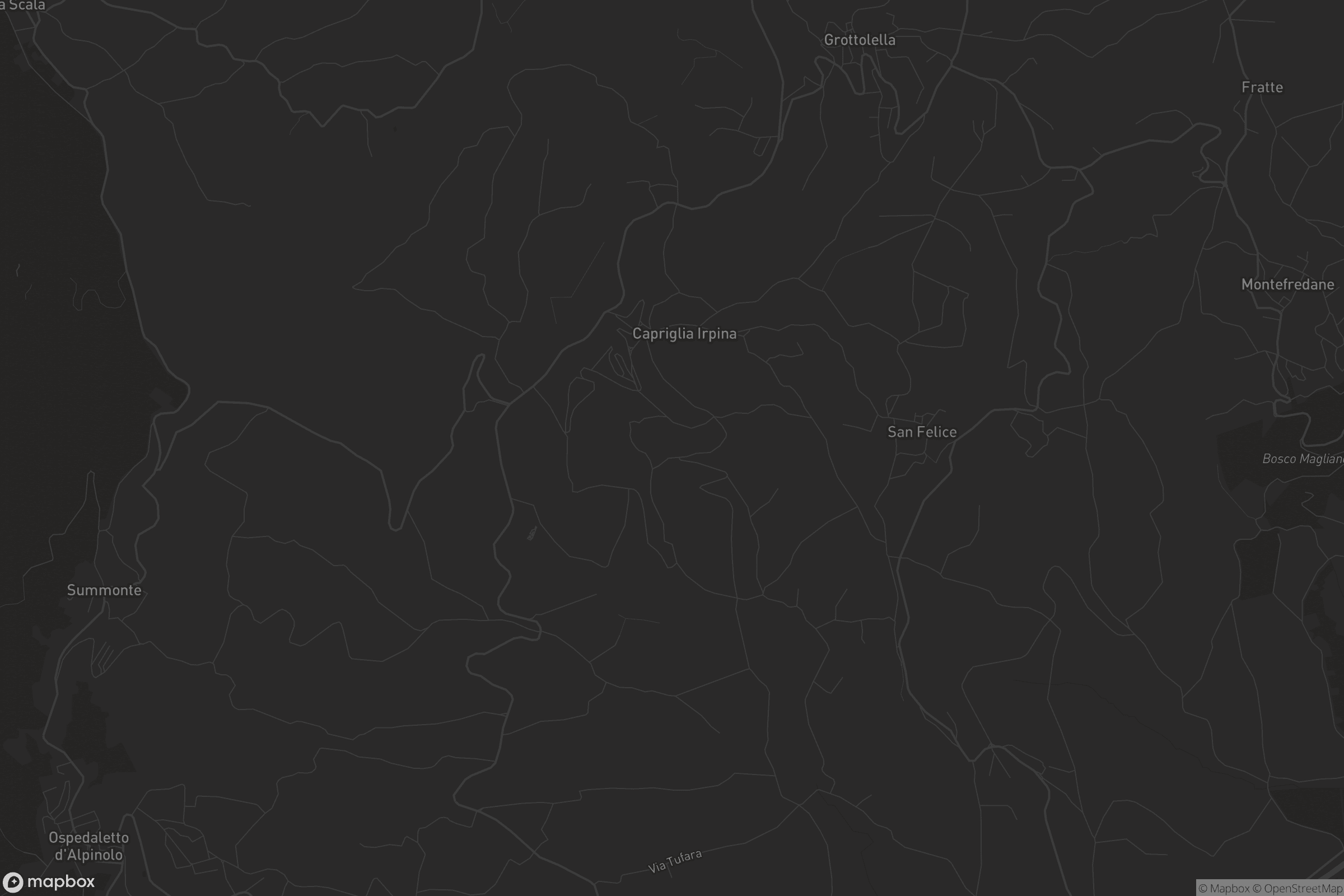 Mappa di Capriglia Irpina