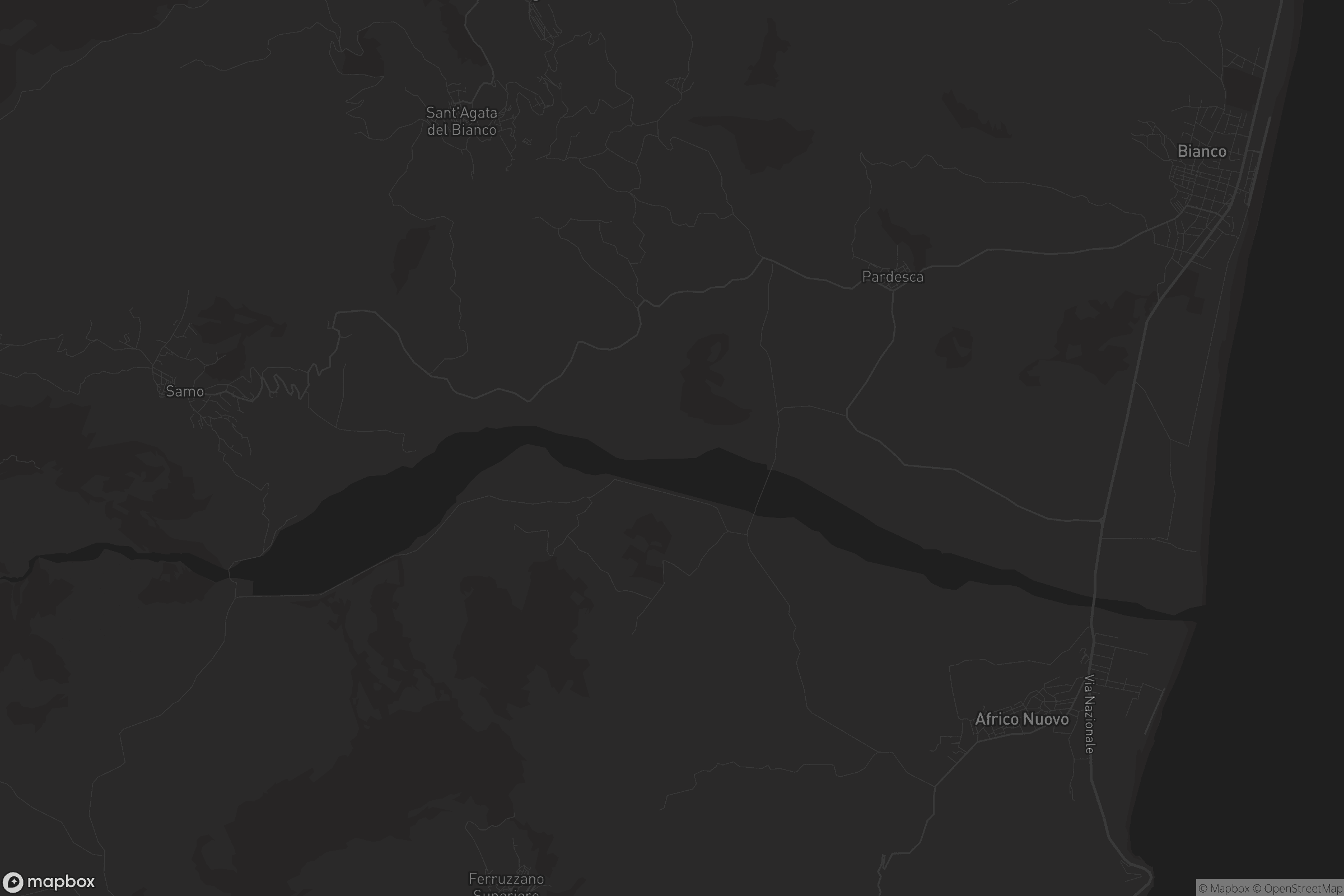 Mappa di Caraffa del Bianco