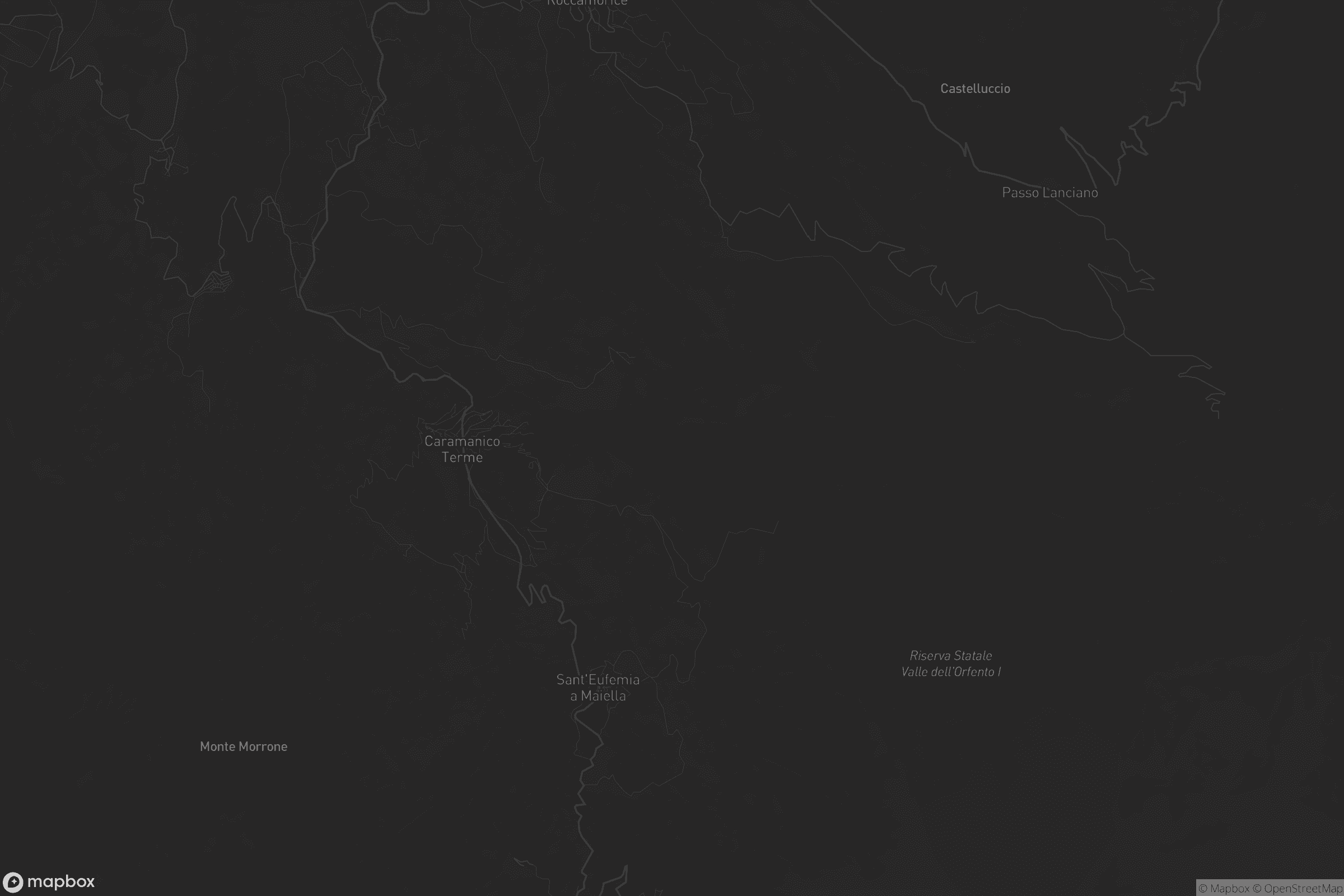 Mappa di Caramanico Terme