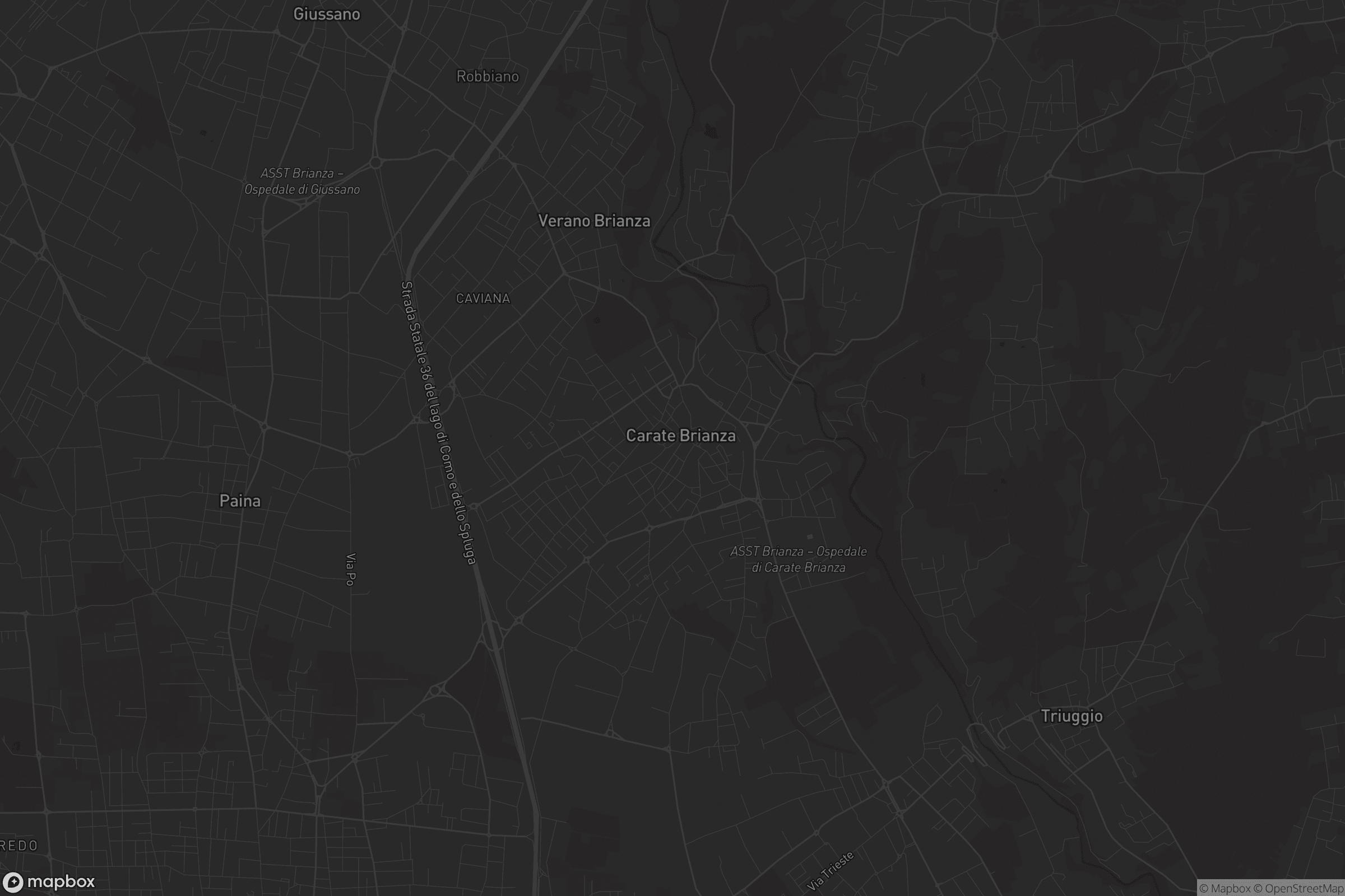 Mappa di Carate Brianza