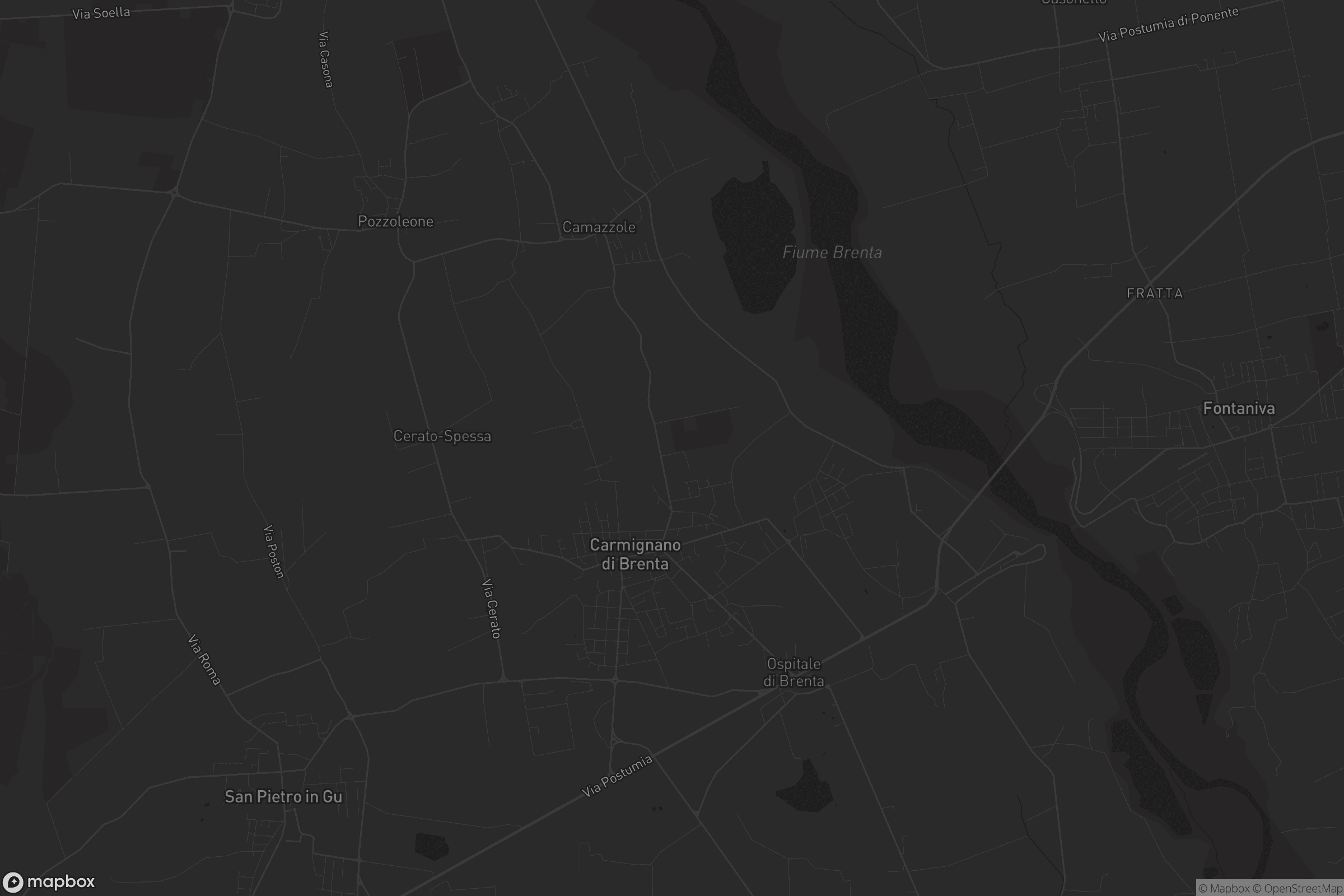 Mappa di Carmignano di Brenta