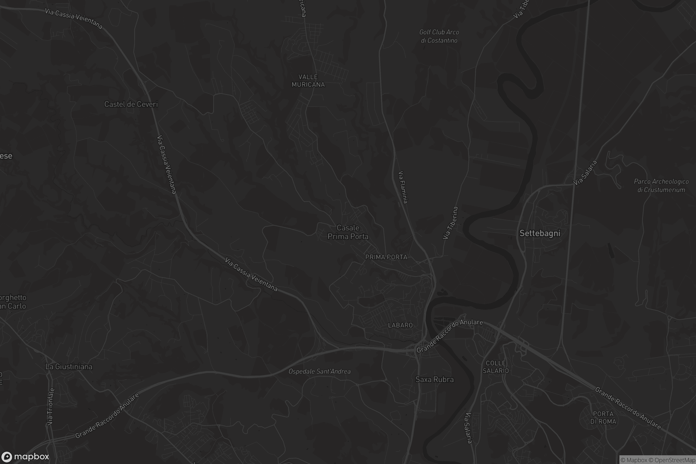 Mappa di Casale Prima Porta