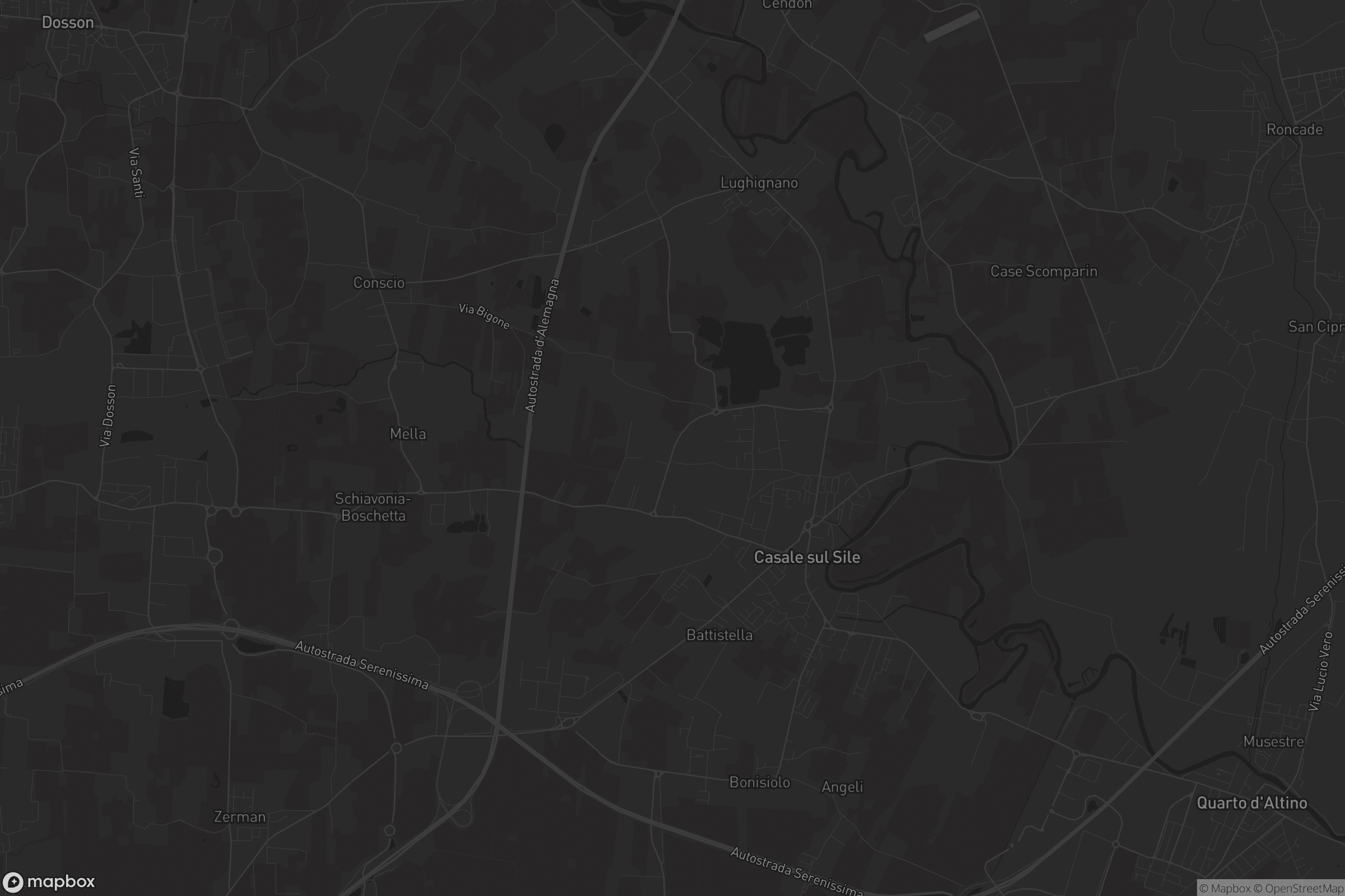 Mappa di Casale sul Sile